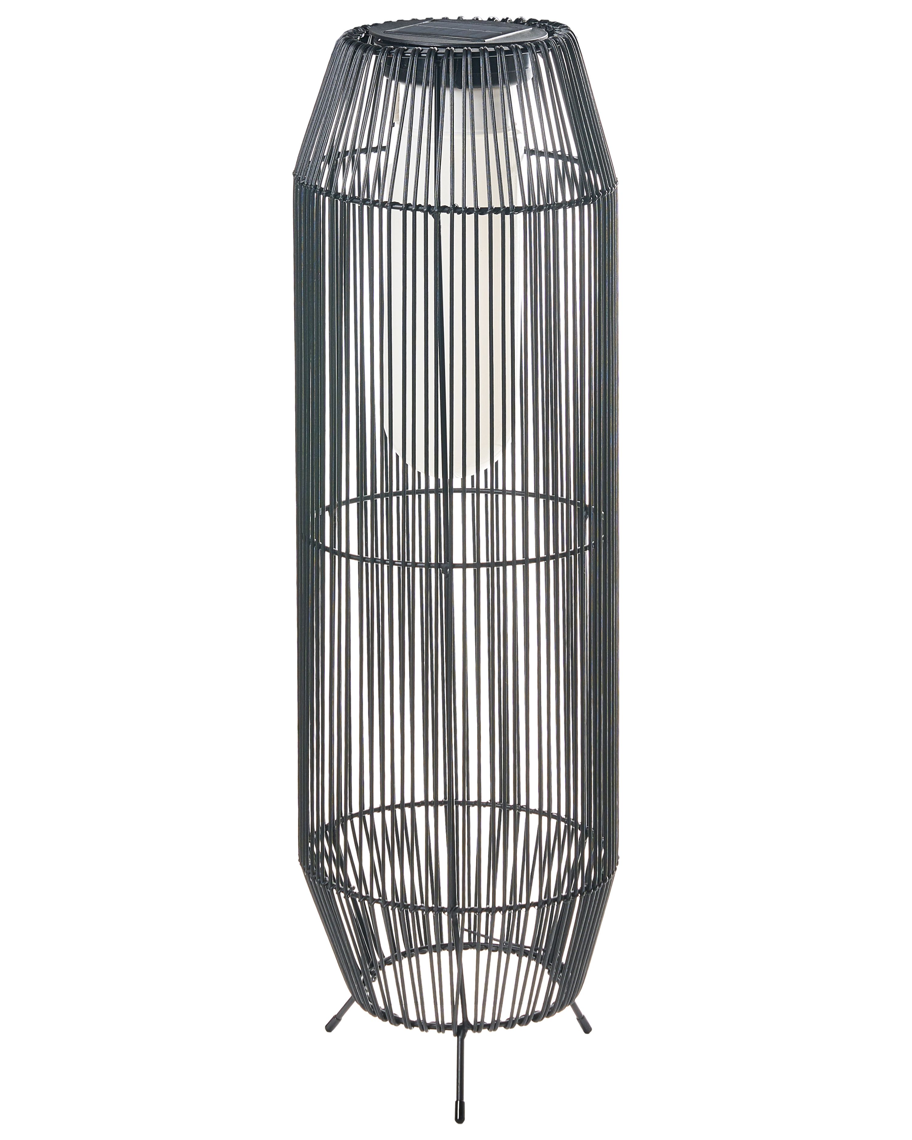 Solar Powered Lantern DONGWE 70 cm Black