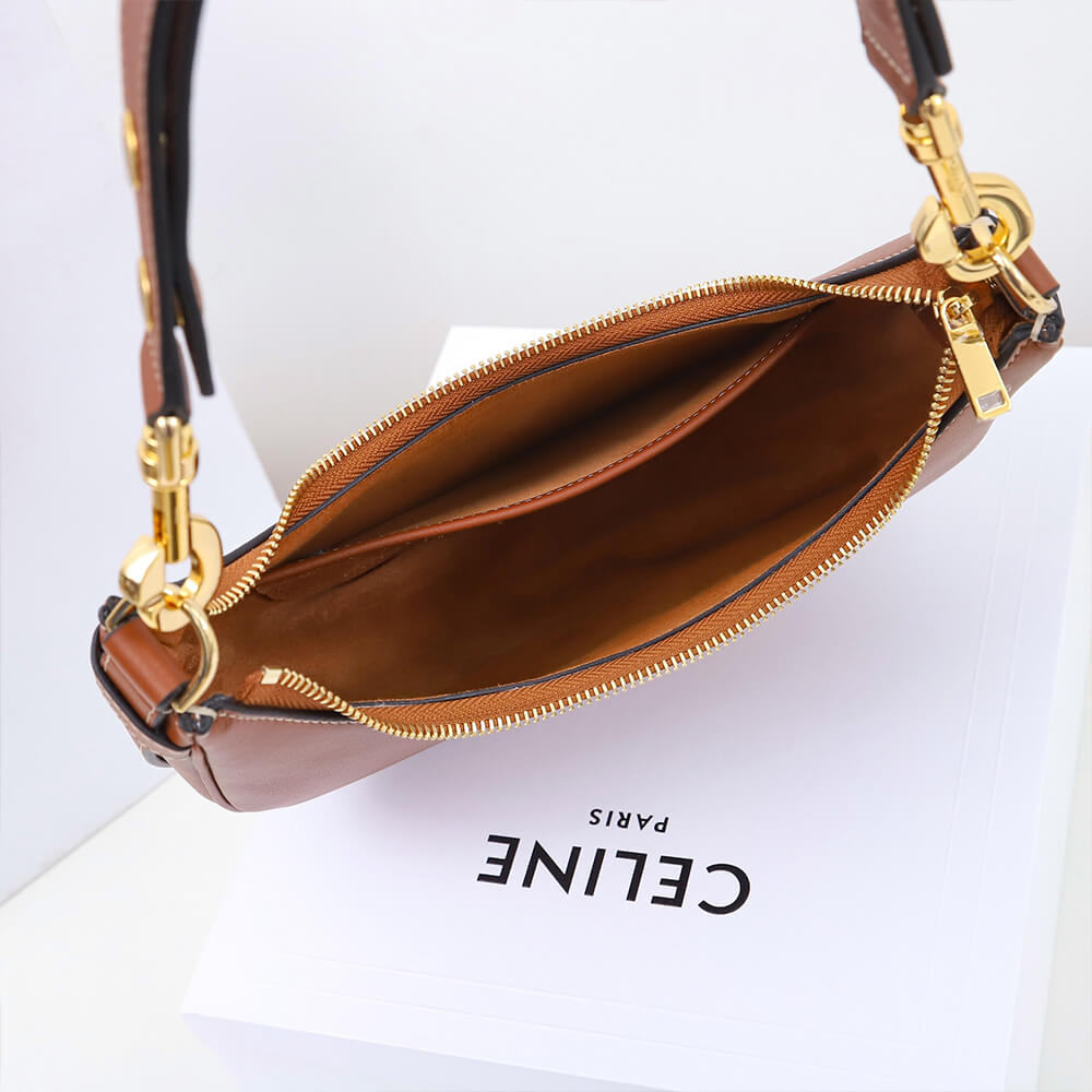 CELINE Medium Ava Strap Bag in smooth Calfskin1:1High-quality replica