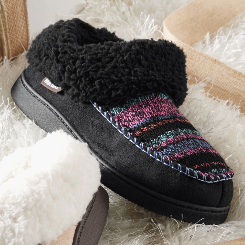 MUK LUKS Minerva Slipper - MIDNIGHT VELVET CATALOG