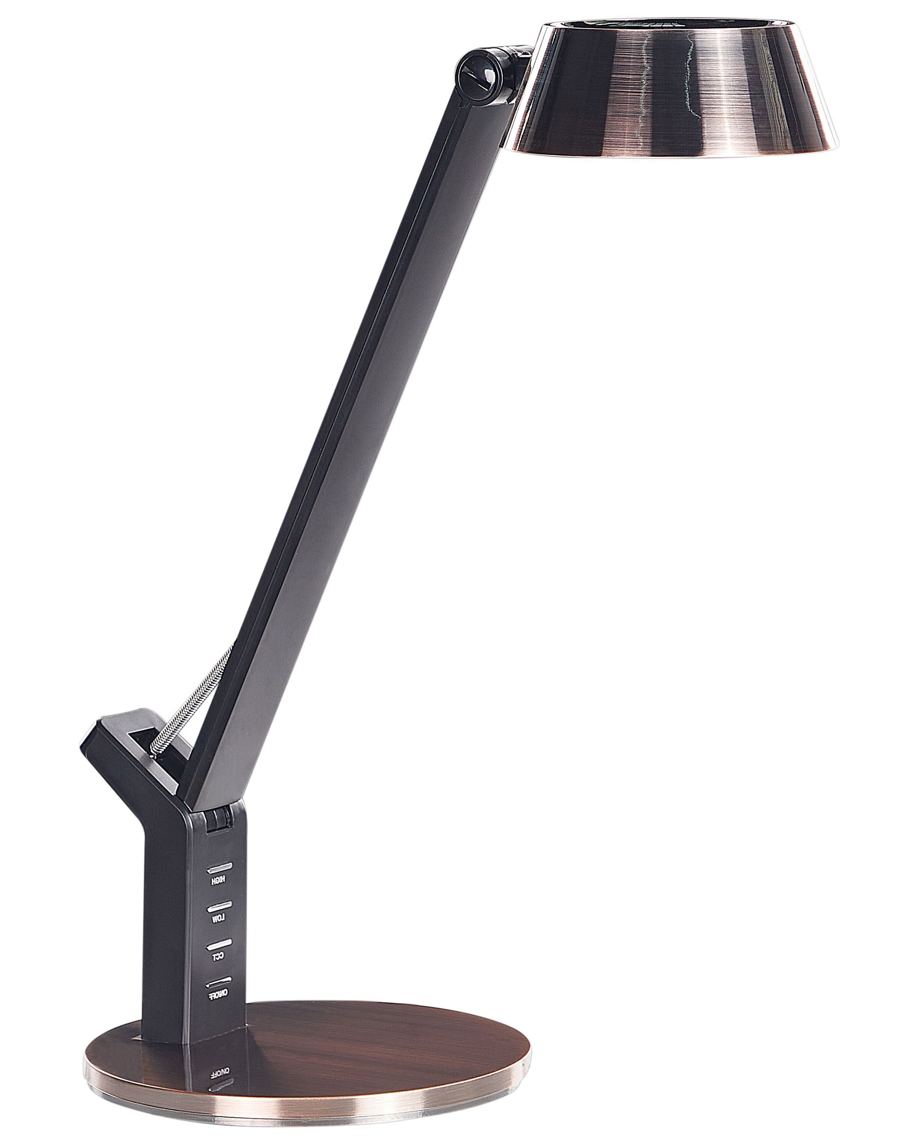 LED Desk Lamp CHAMAELEON with Dimmer Metal Copper