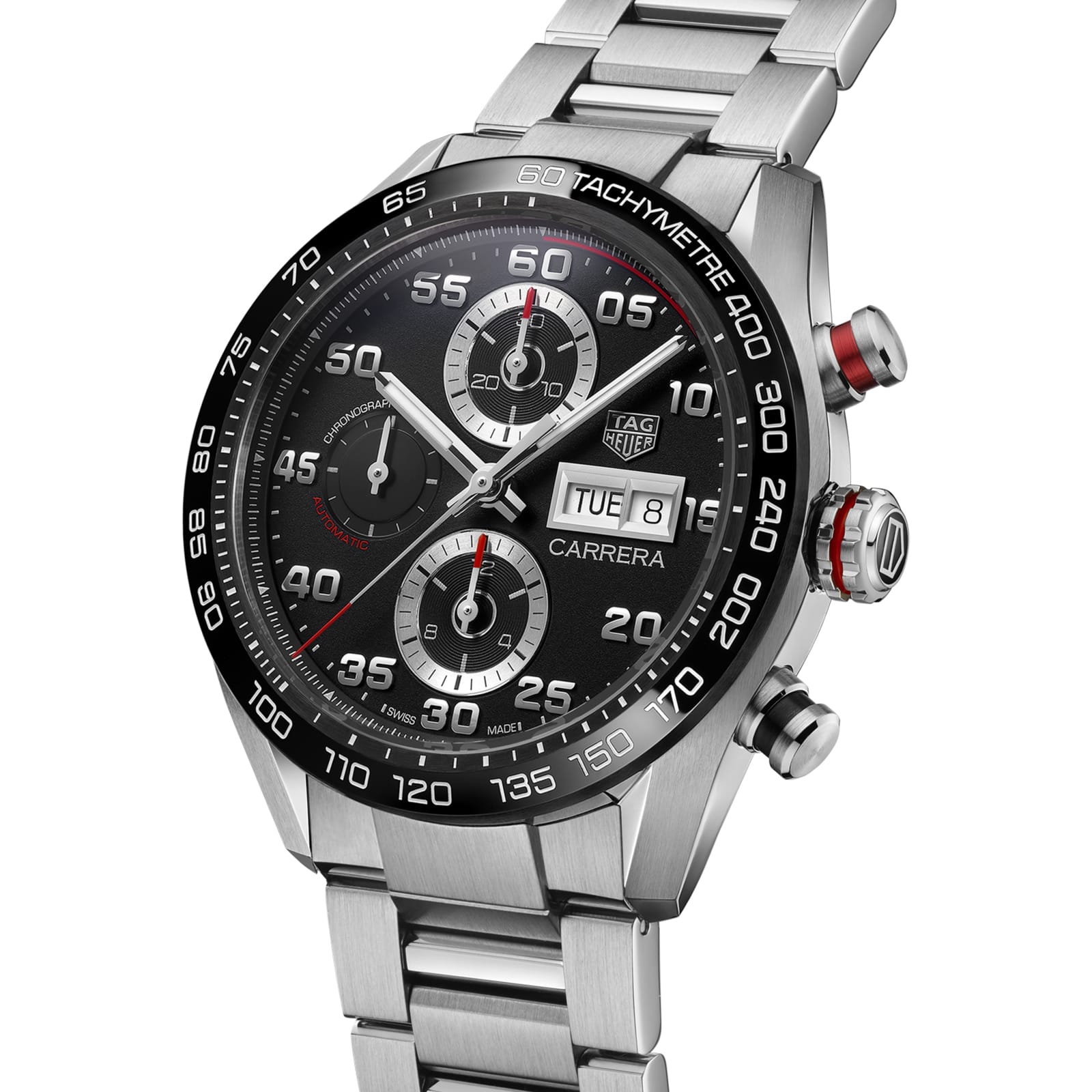 TAG Heuer Replica Watch Carrera Chronograph Automatic 44 mm Steel & Ceramic(1:1 replica) - Top club