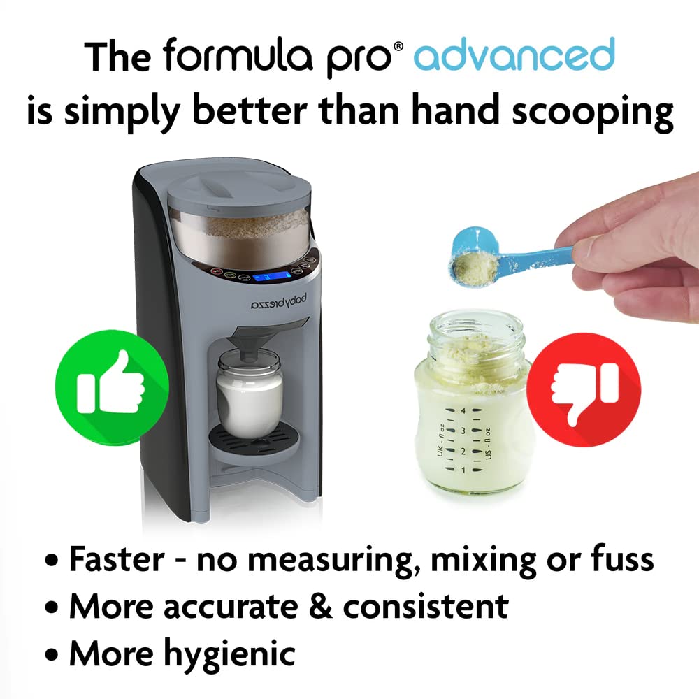 Baby Brezza Formula Pro Advanced Dispenser, Automatic Warm Formula Maker, BPA-Free, White - Image 11