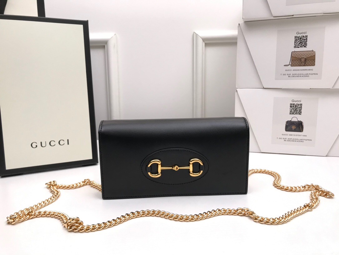 Replica Gucci Horsebit 1955 Wallet With Chain1:1High-quality replica