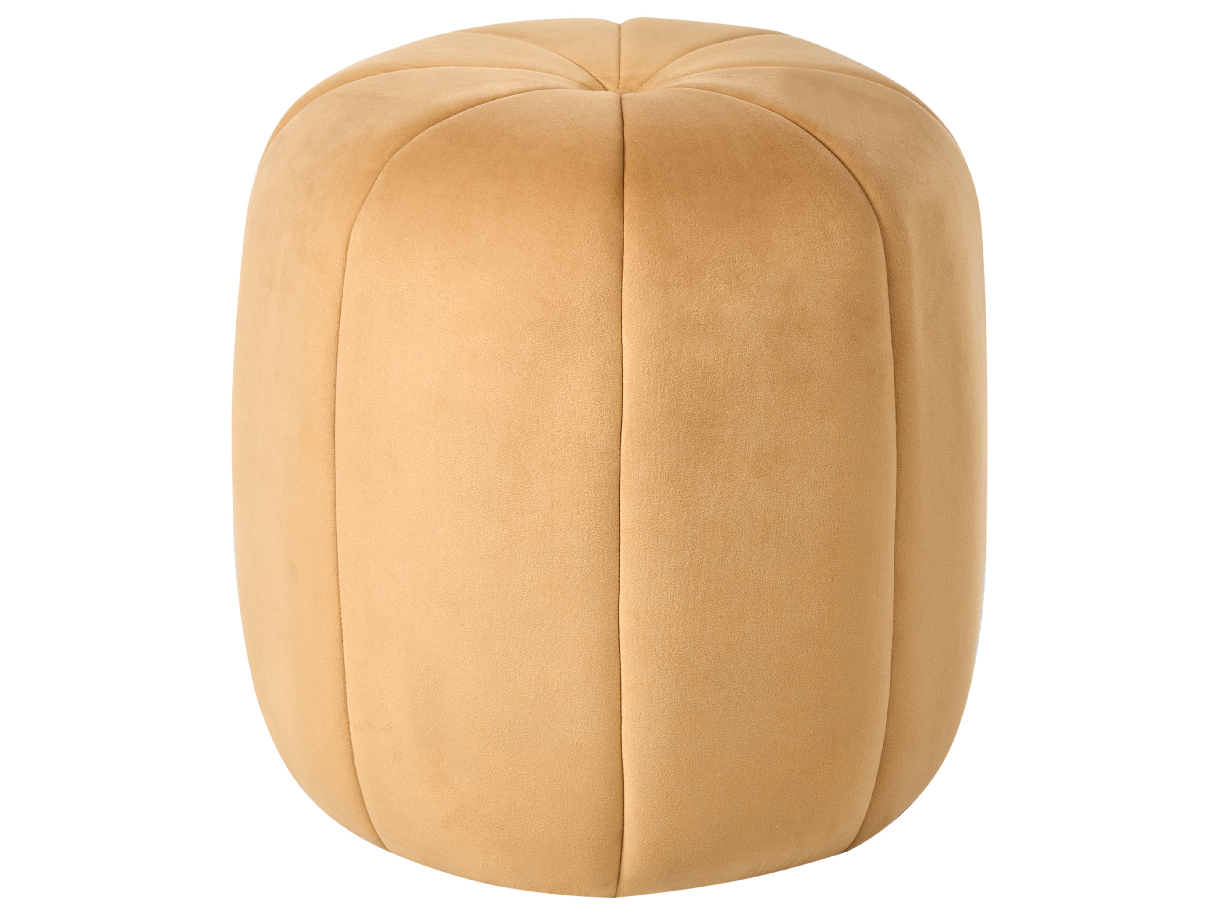 Pouffe SELBY Velvet Mustard