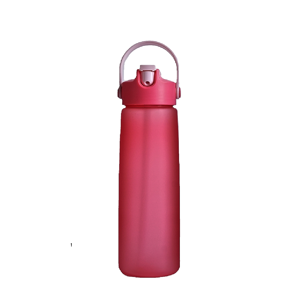 Gradient Plastic Sports Water Bottle with Straw for Active Lifestyle Travel Camping Tours Outdoor Activities Boiling Water
