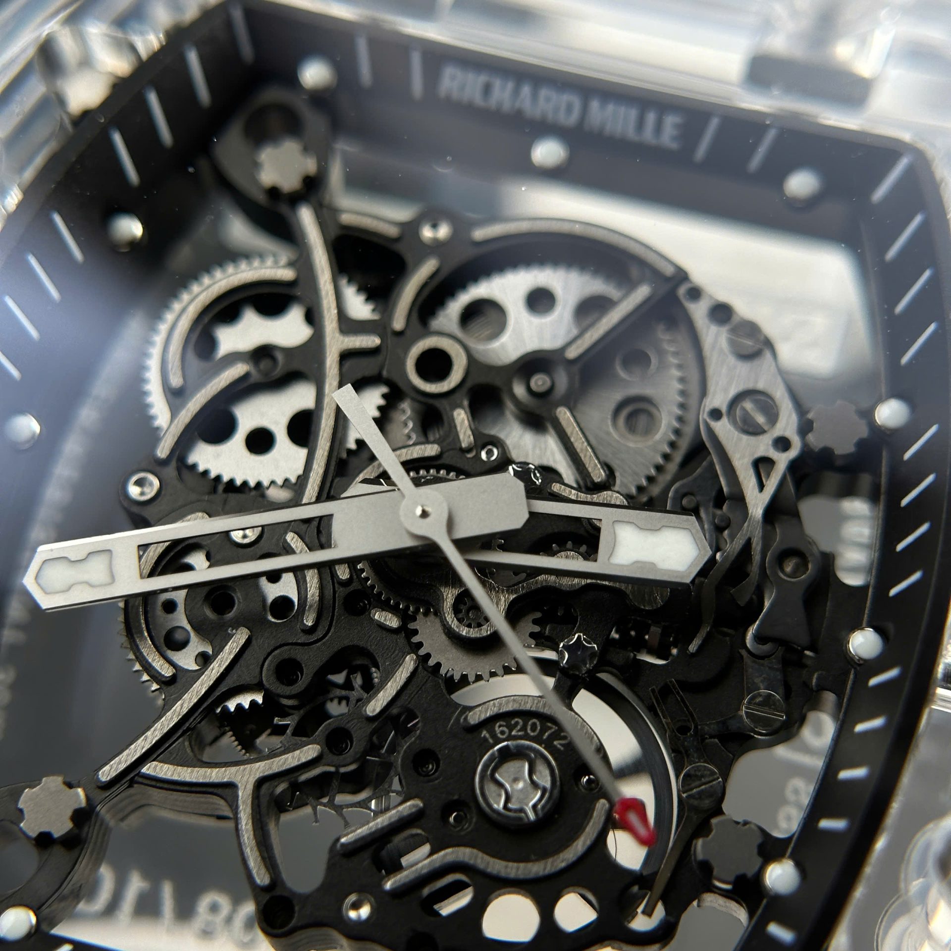 Richard Mille RM055 Sapphire Crystal Replica Watch Rubber Strap 45mm - Top club