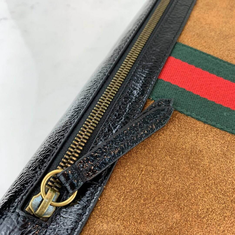 Replica Gucci Ophidia Web Suede Saddle Bag 5236581:1High-quality replica