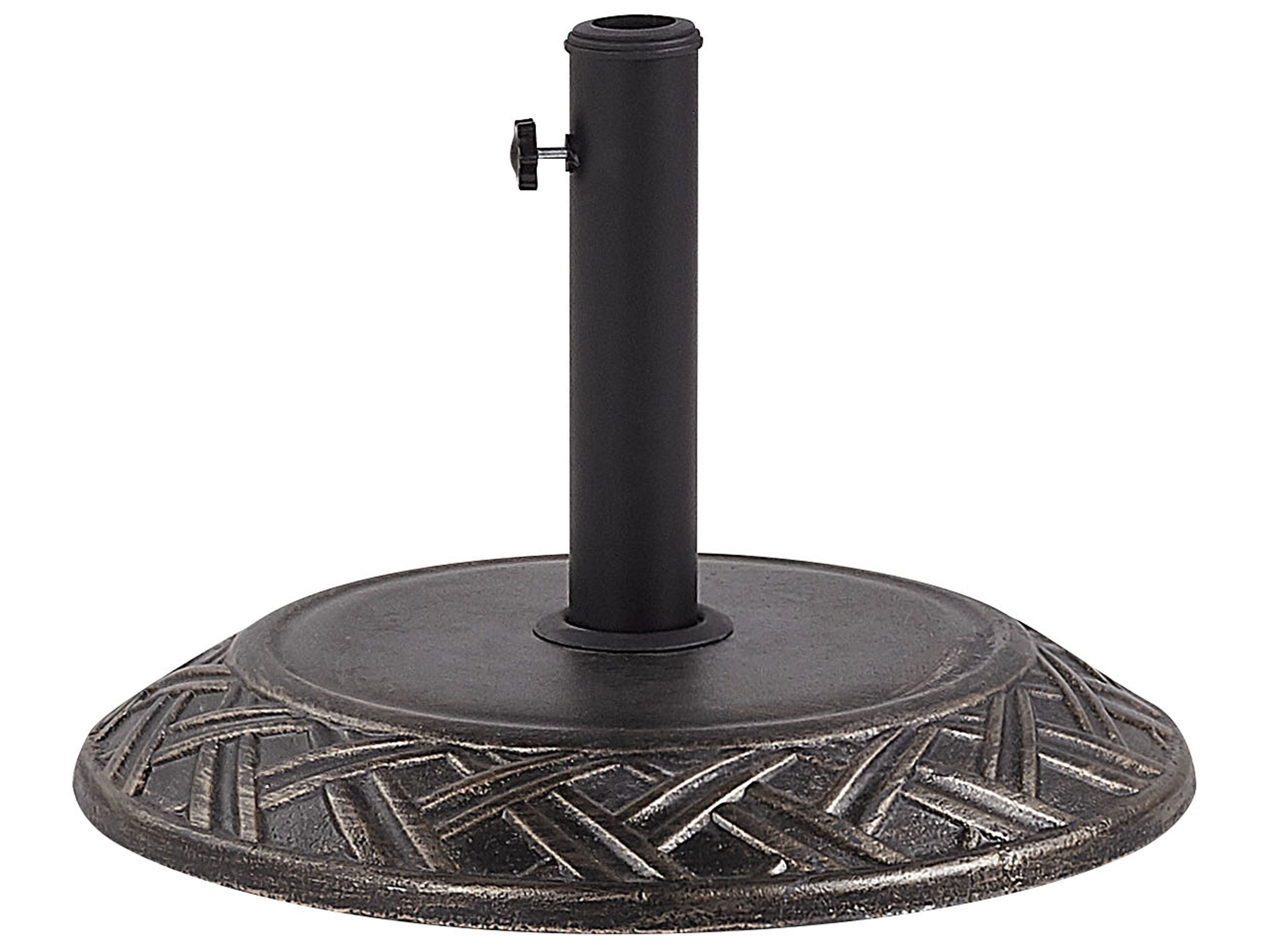Parasol Base CAPACI Brown Round 21 kg