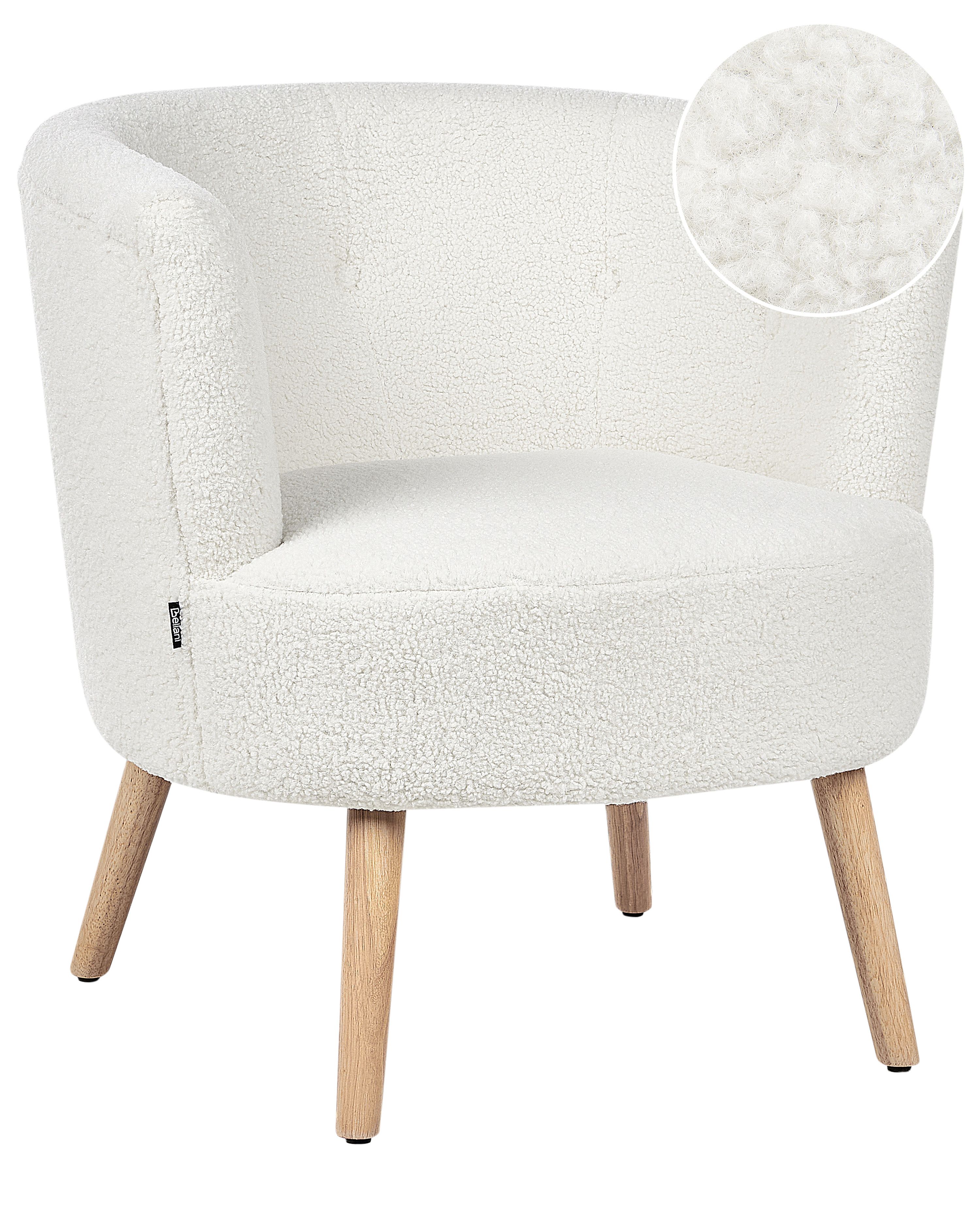 Armchair ODENZEN Boucle White
