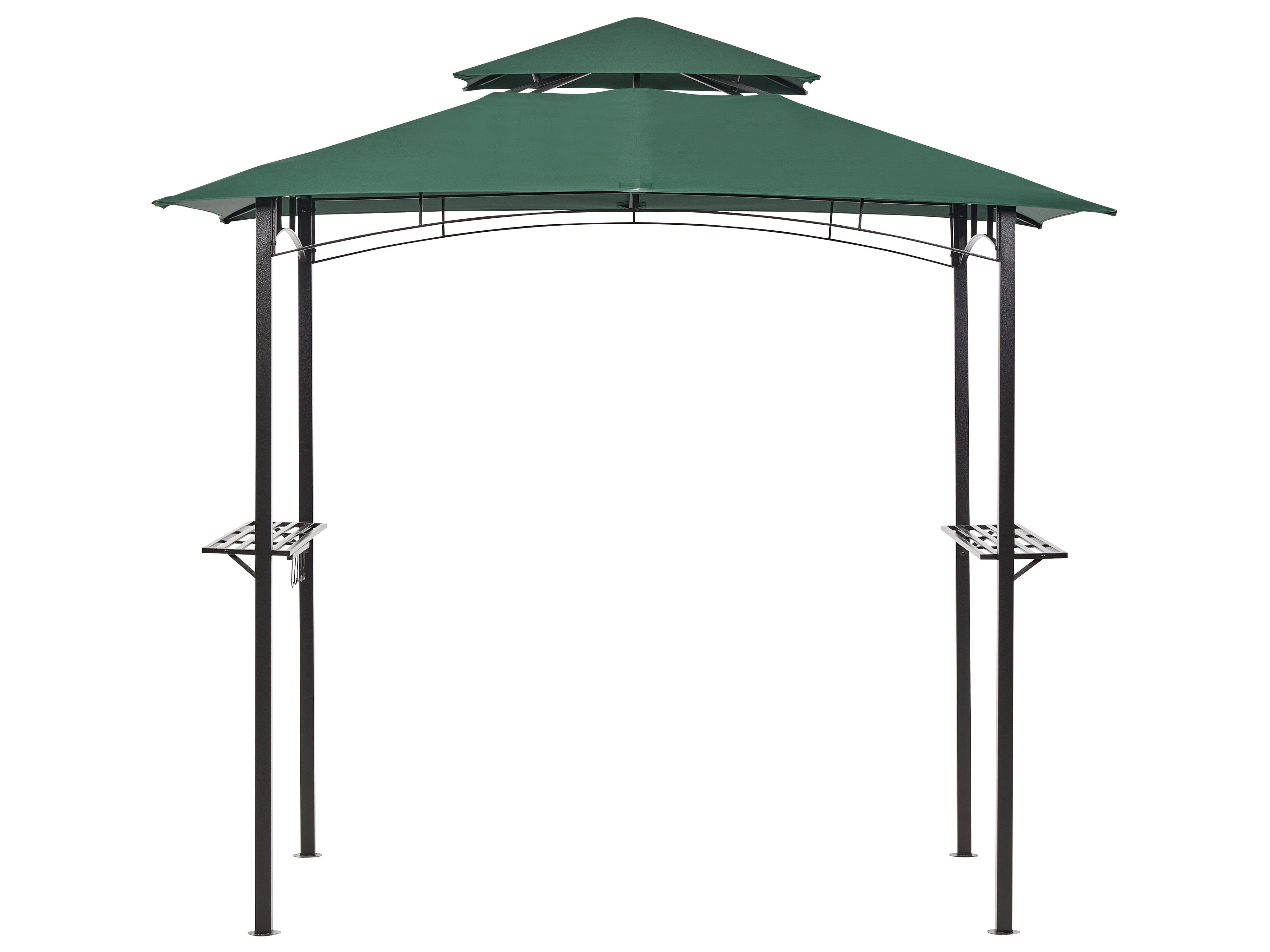 Gazebo NARO Metal 240 cm 148 cm Dark Green