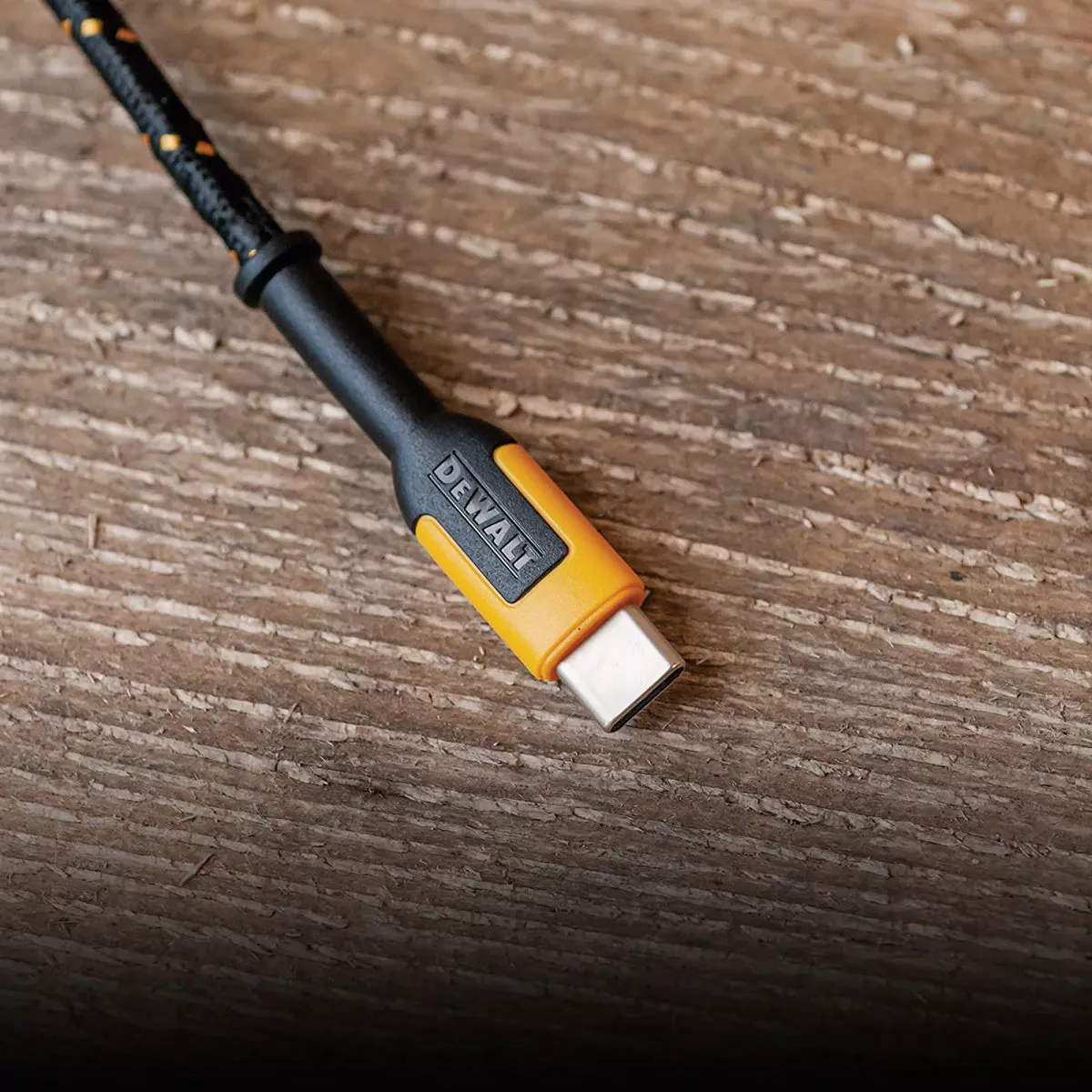 DEWALT 4 Ft. Type-C to USB Reinforced Braided Cable
