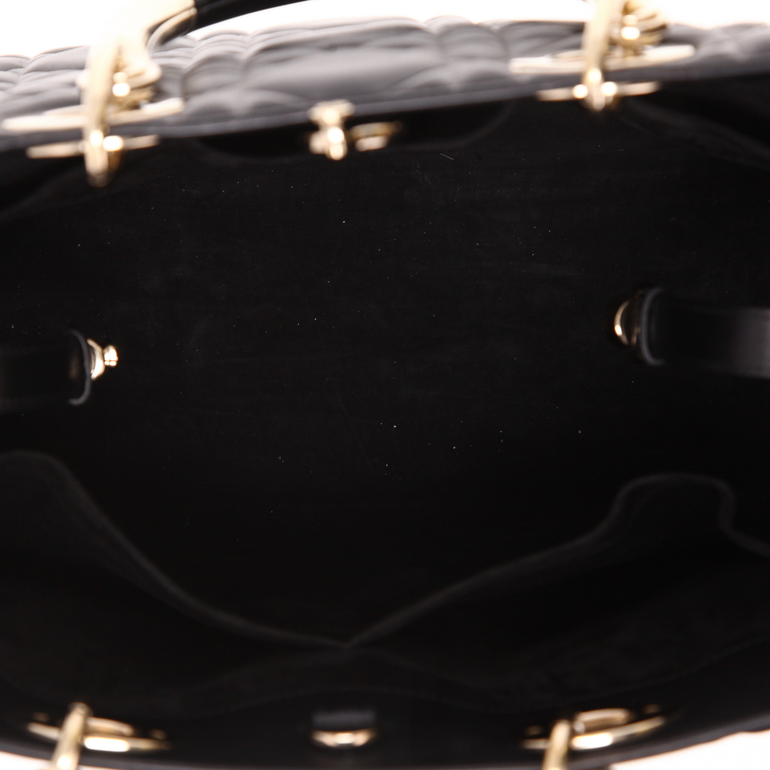 Dior Lady 95.22 handbag in black leather cannage1:1High-quality replica