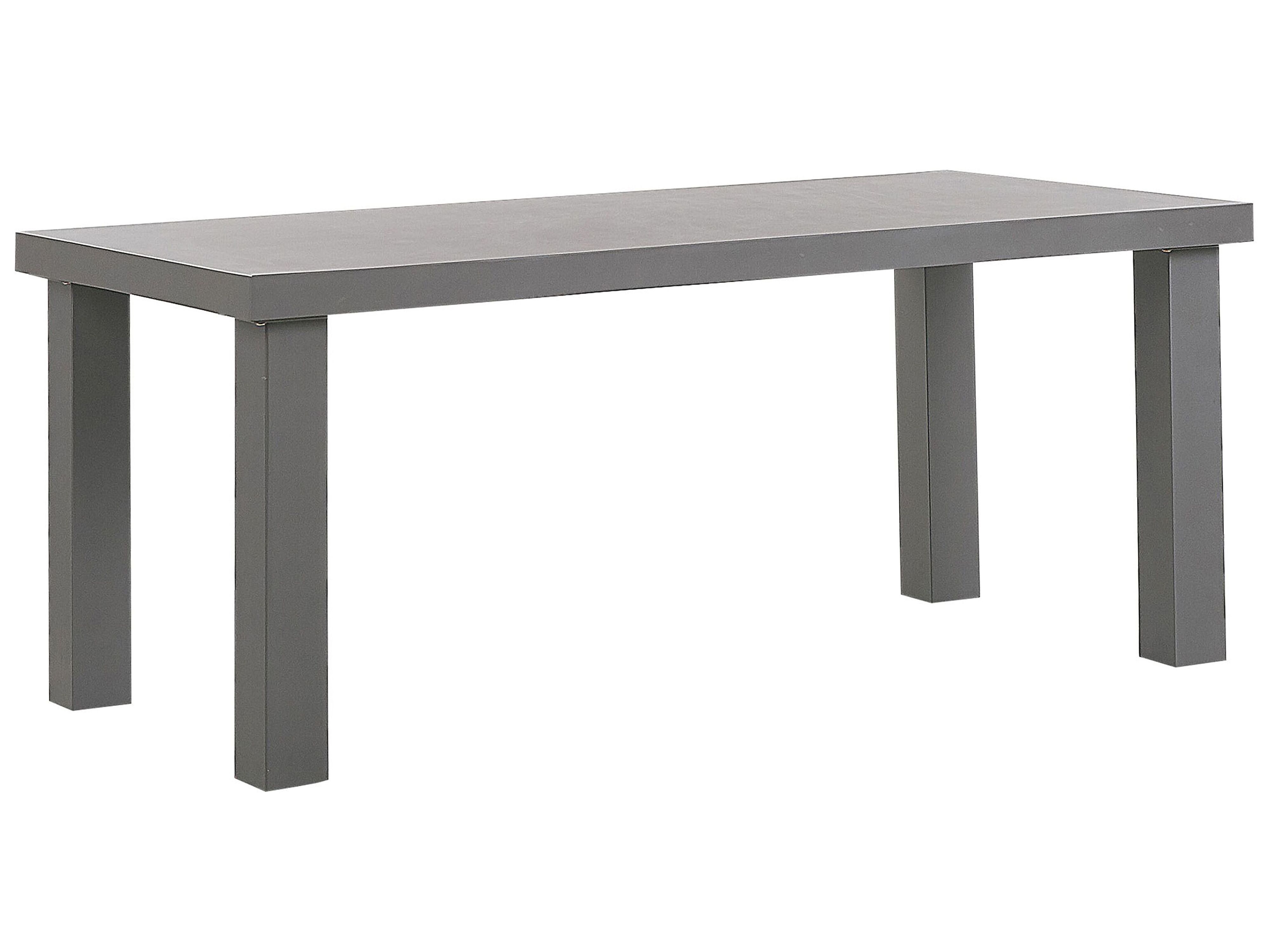 Garden Dining Table TARANTO 180 cm 90 cm Concrete Grey