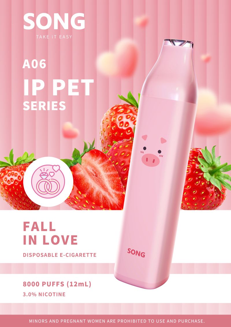 （2 pack）SONG  A06-IP Pet – 8000Puffs