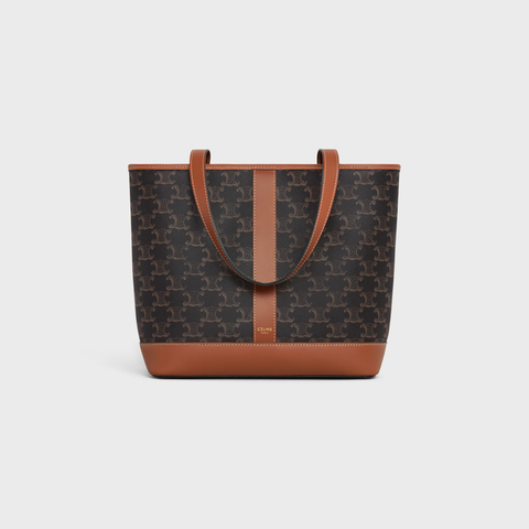 Replicate SMALL CABAS IN TRIOMPHE CANVAS AND CALFSKIN TAN(1:1 replica)1:1High-quality replica