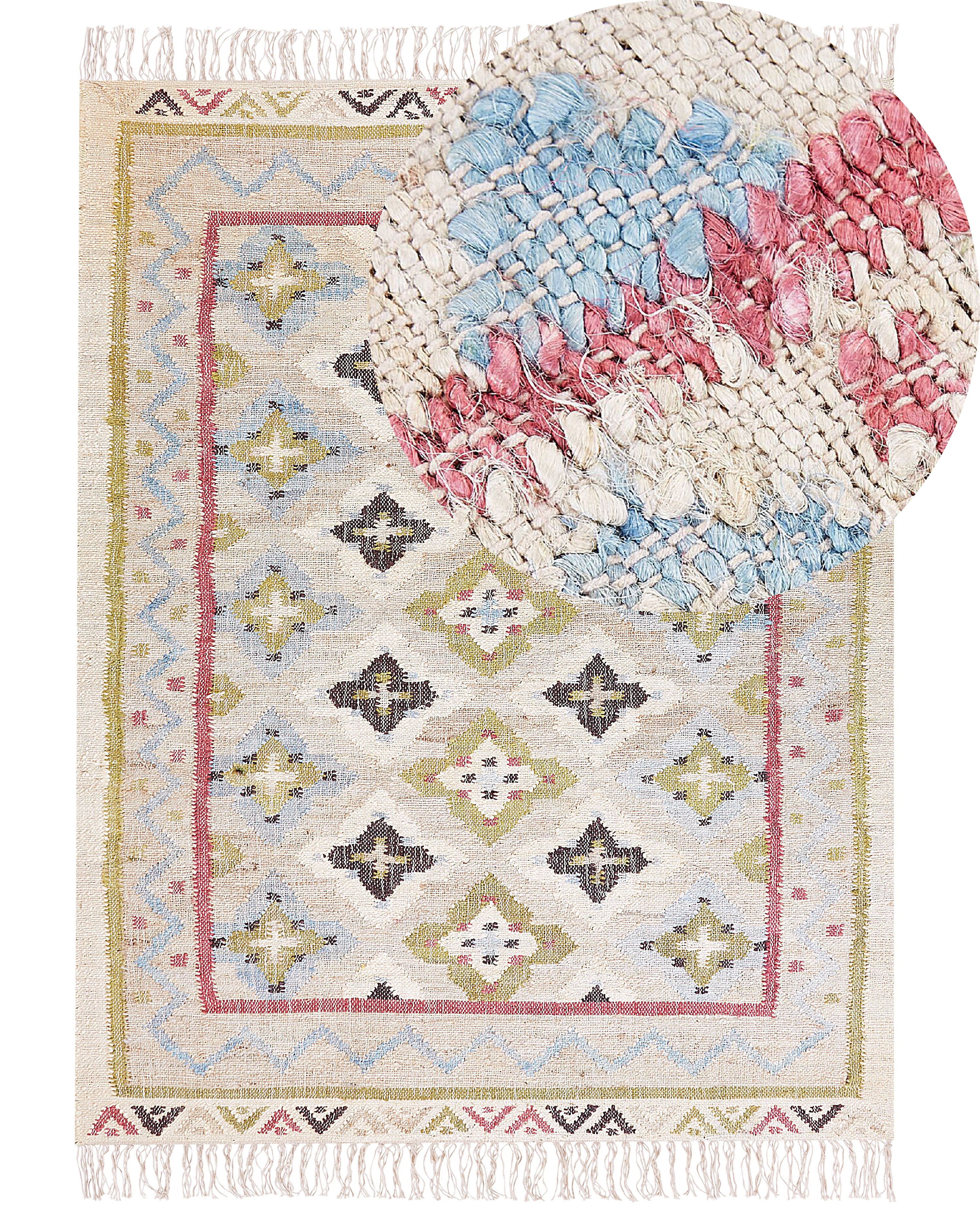 Rug TERKOS Multicolour 160 x 230 cm Jute