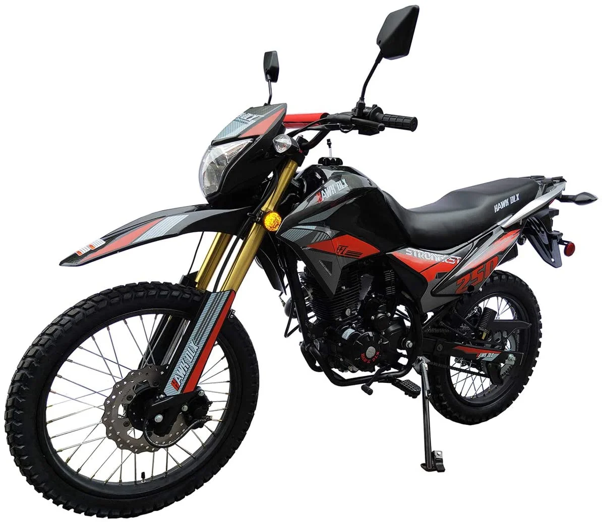 RPS Hawk DLX 250 cc EFI Fuel Injection Enduro Dirtbike gas Bike Hawk EFI Deluxe Gas Motorcycle - Choose your color - Image 7