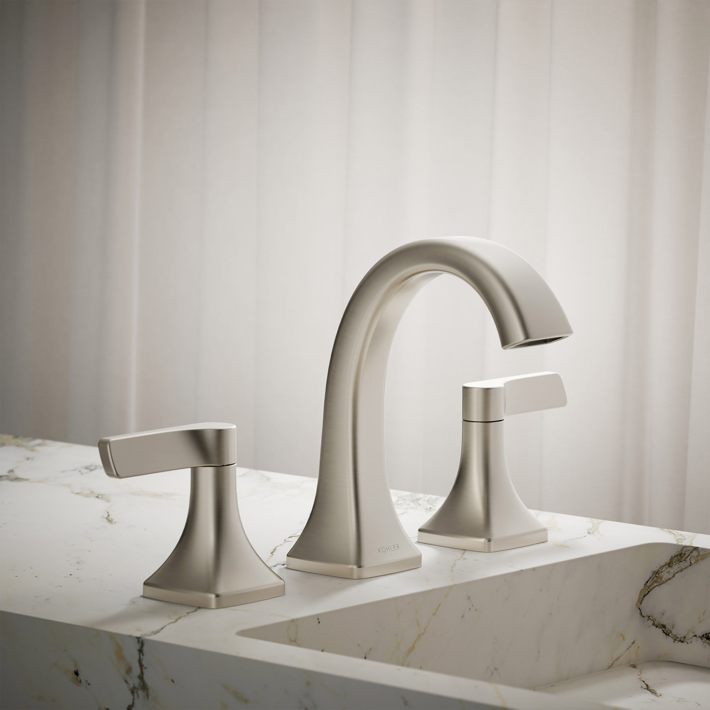 Kohler Riverly Widespread Bathroom Sink Faucet - Image 4