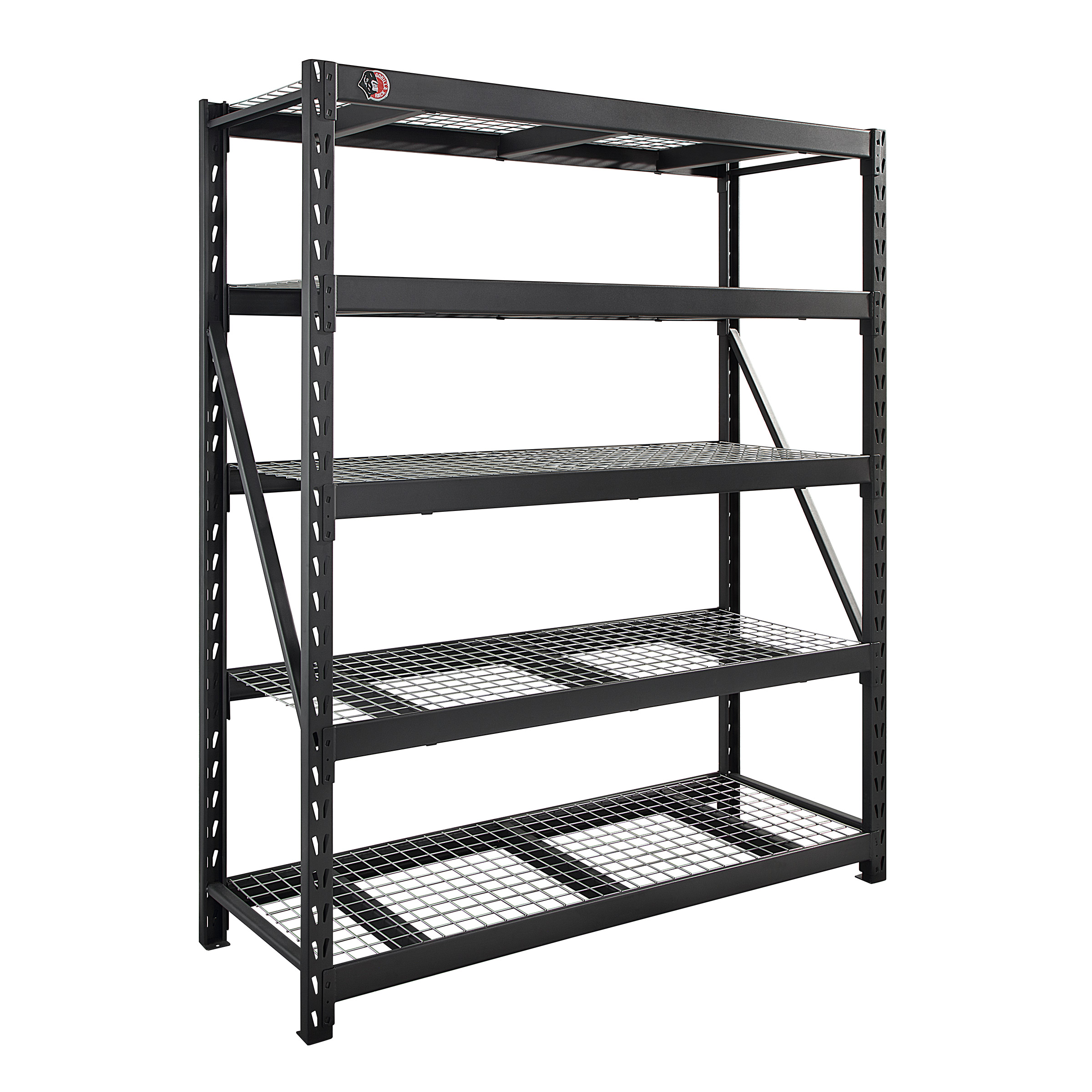 Gorilla Rack 5-tier Industrial Rack, 72' x 24' x 84' - Image 2