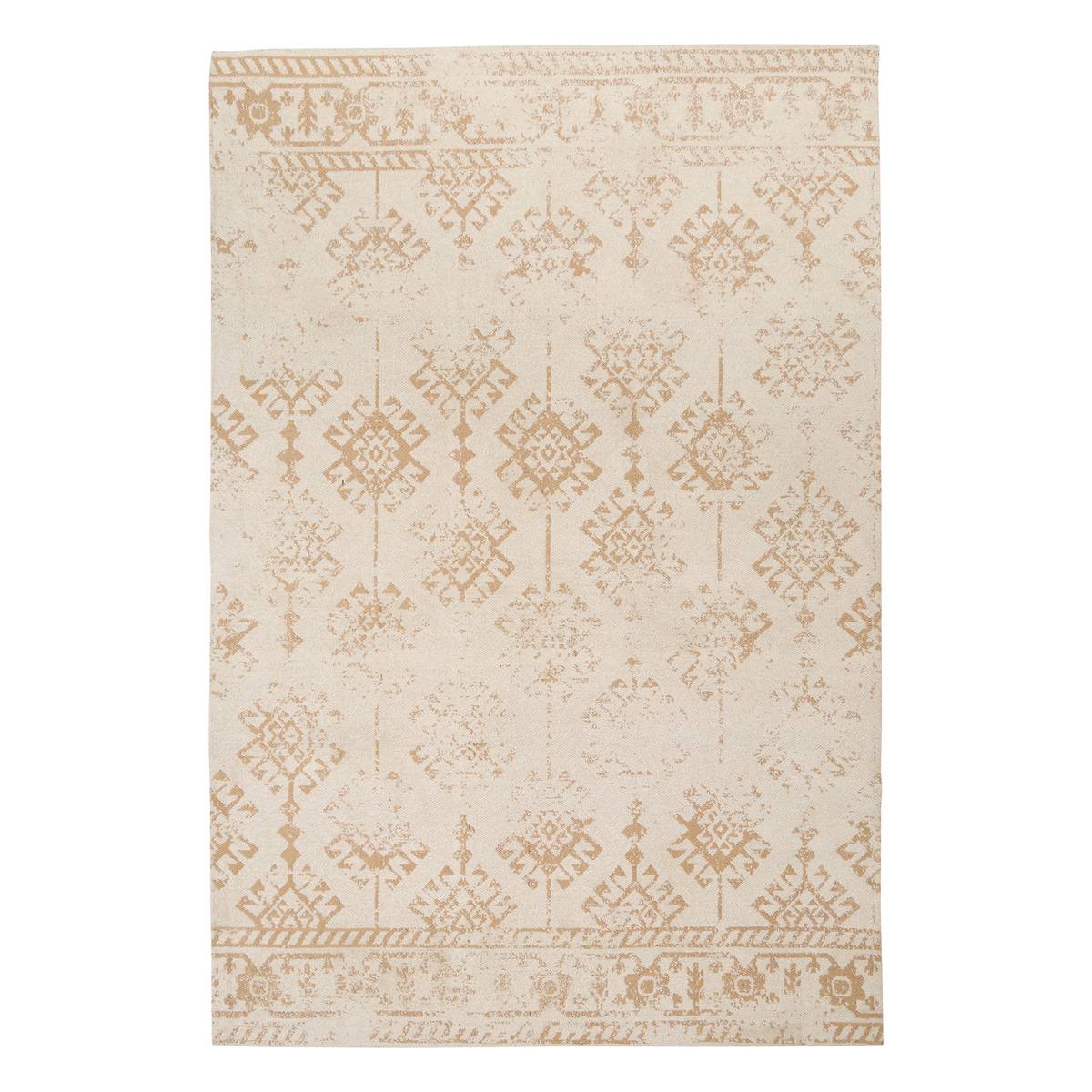 Loop Pile Rug "Ozel" Beige Linen, 170x120 cm