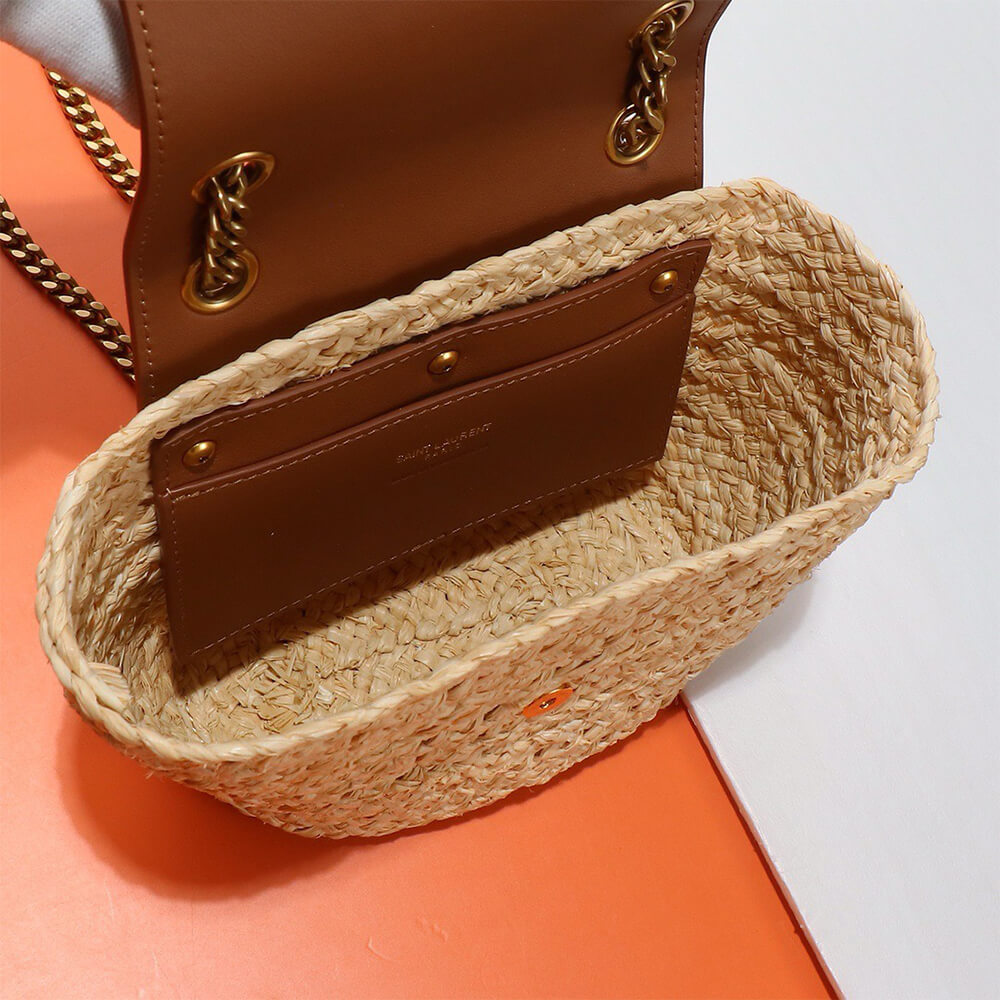 YSL Mini Manon Bag in Raffia1:1High-quality replica