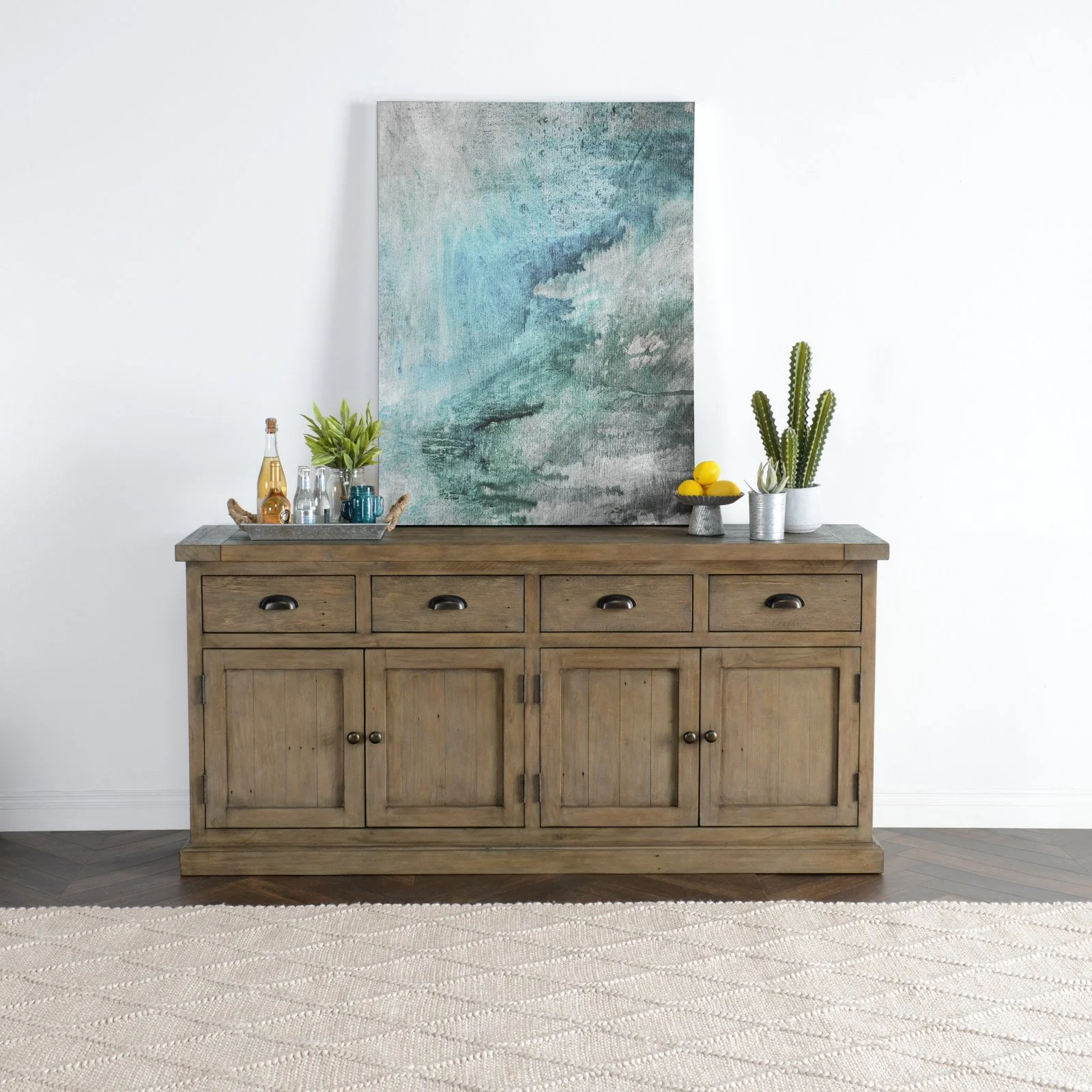 Kosas Home Quincy Reclaimed Pine Sideboard - Image 5
