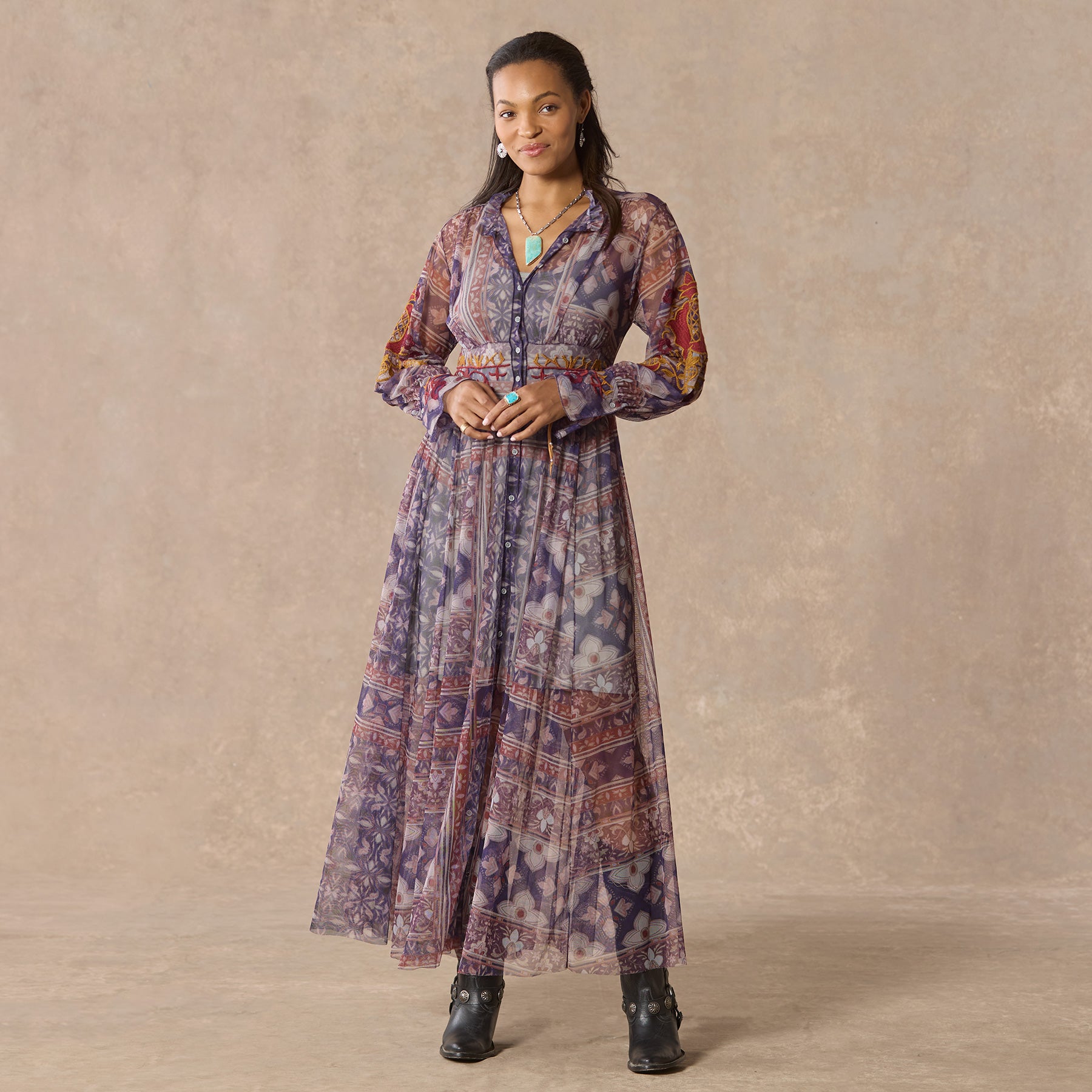 Duana Mesh Dress - Sundance Clothing