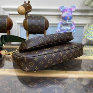 Louis Vuitton Multi Pochette Accessoires Khaki Strap1:1High-quality replica