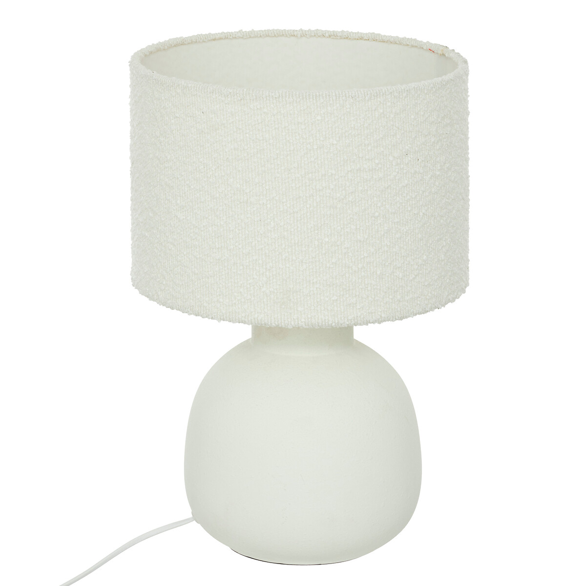 "Lali" round lamp White, H.43 cm