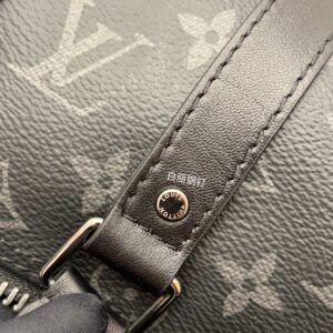 Louis Vuitton Keepall Bandoulière 25 Bag in Monogram Eclipse1:1High-quality replica