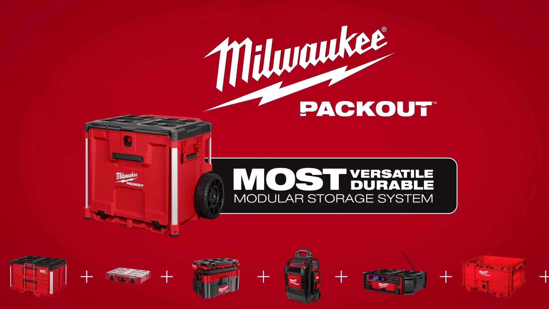 Milwaukee 48-22-8420 PACKOUT™ Rolling Drawer Tool Box