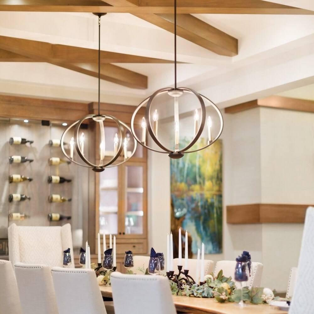 43871OZ-Kichler Lighting-Elata - 5 light Round Chandelier - with Soft Contemporary inspirations - 19.25 inches tall by 27 inches wide-Olde Bronze