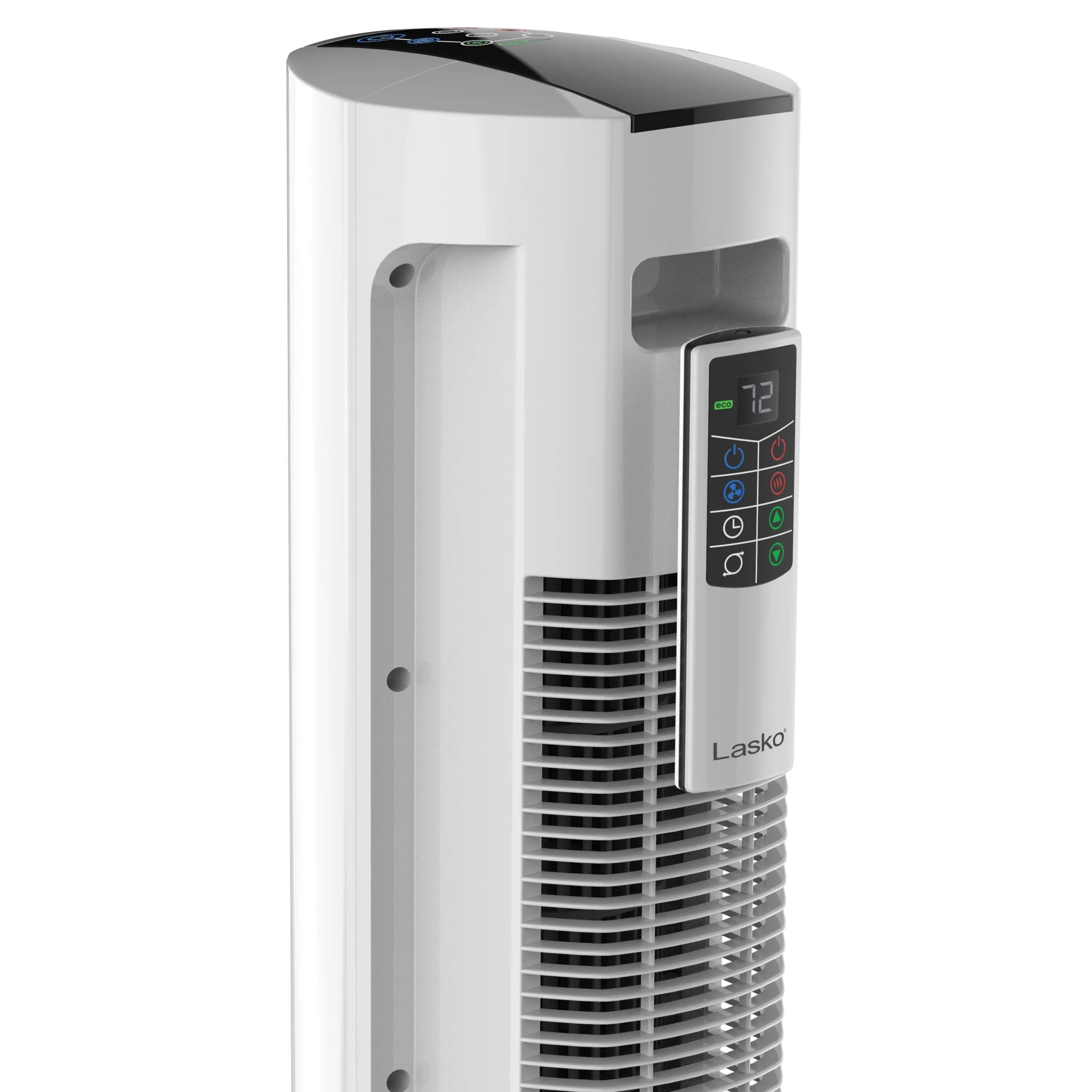 Lasko 42" 1500W All Season Tower Fan & Space Heater with Timer and Remote, White, FH500 - Image 12