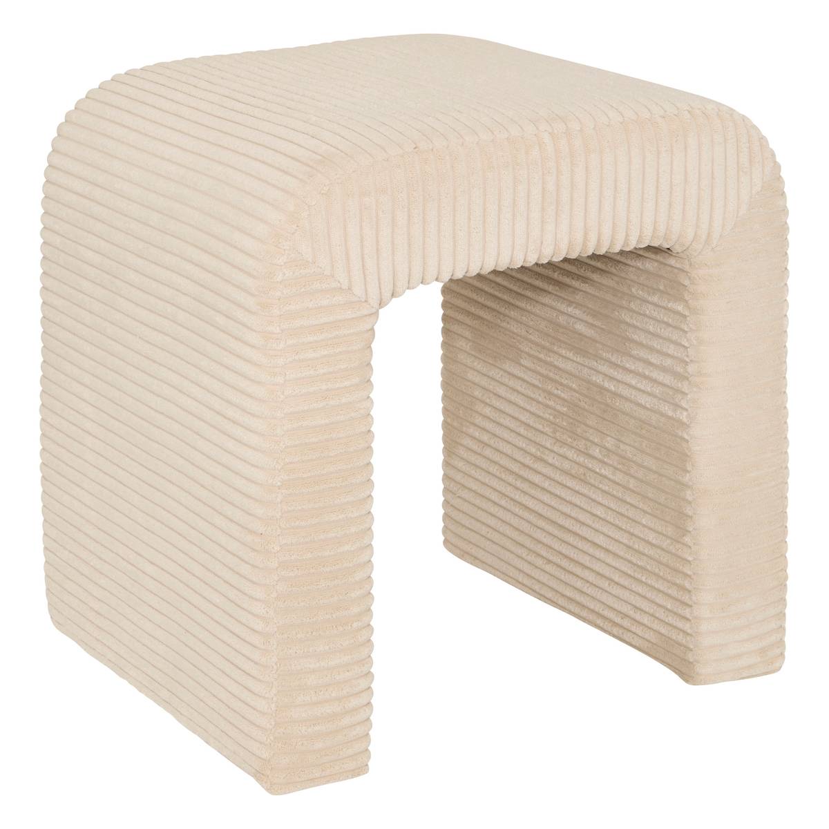 Sevi" footstool Beige