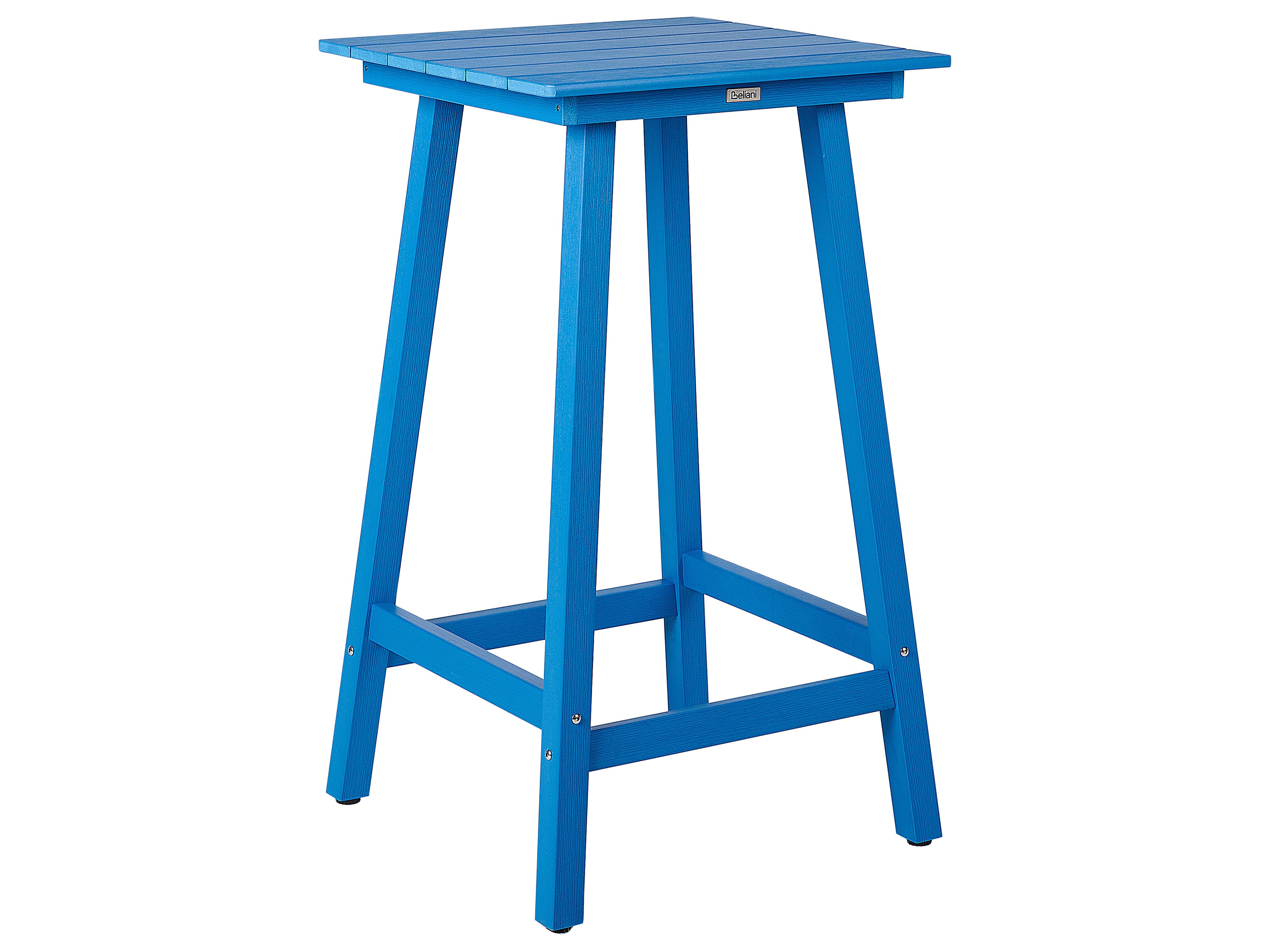 Garden Bar Table ADIRONDACK 60 cm 59 cm Synthetic Material Blue
