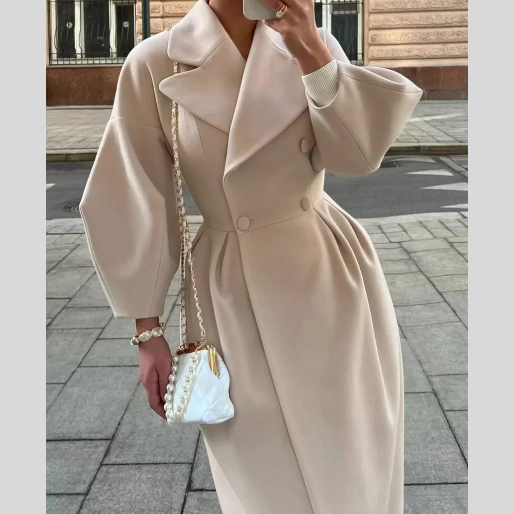 Classic Double-Breasted Longline Coat - ZKZOOK