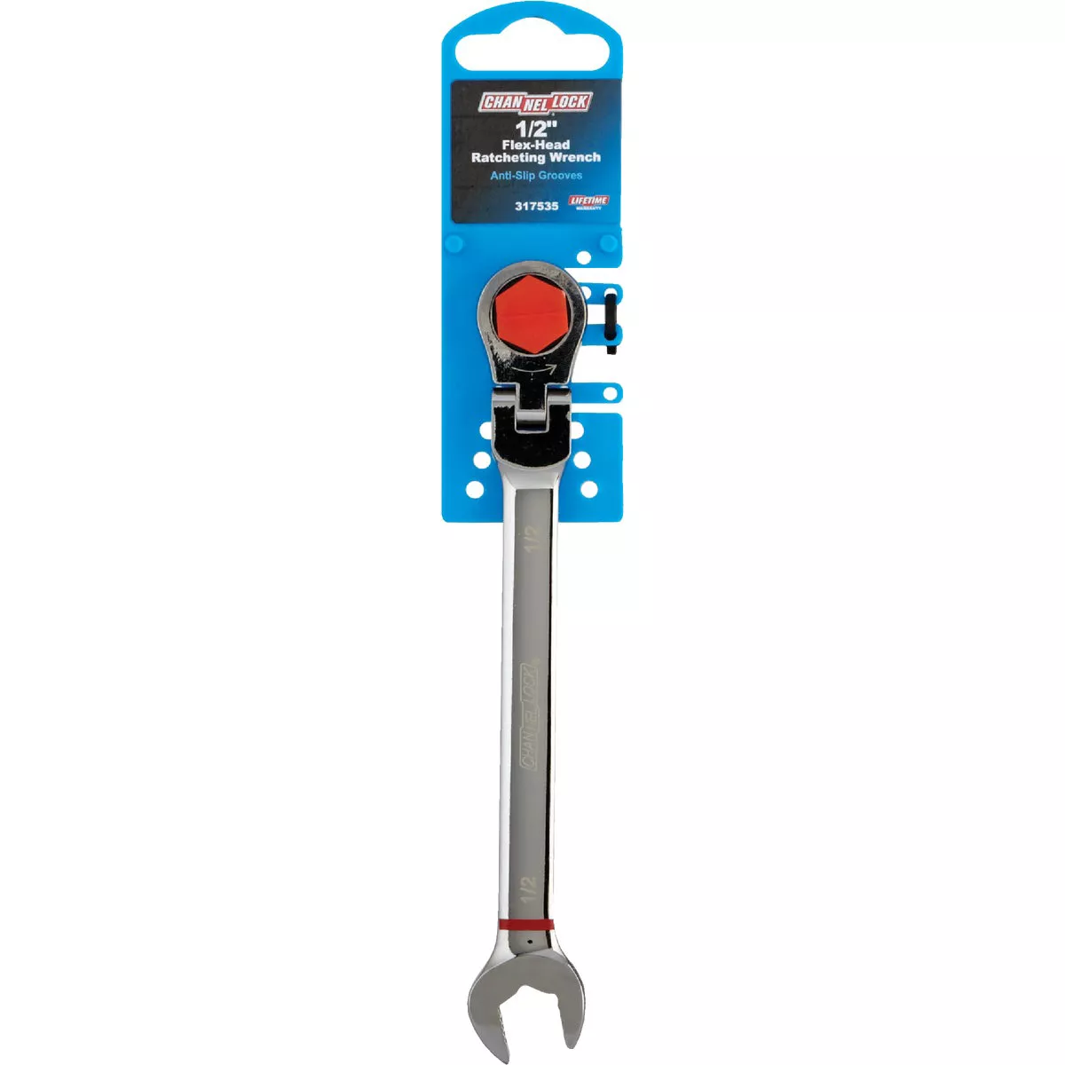 Channellock Standard 1/2 In. 12-Point Ratcheting Flex-Head Wrench
