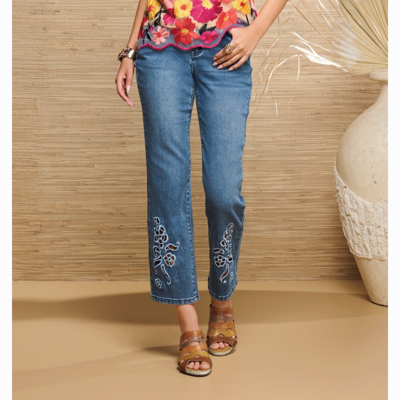 Faith Flower Jean - MIDNIGHT VELVET CATALOG