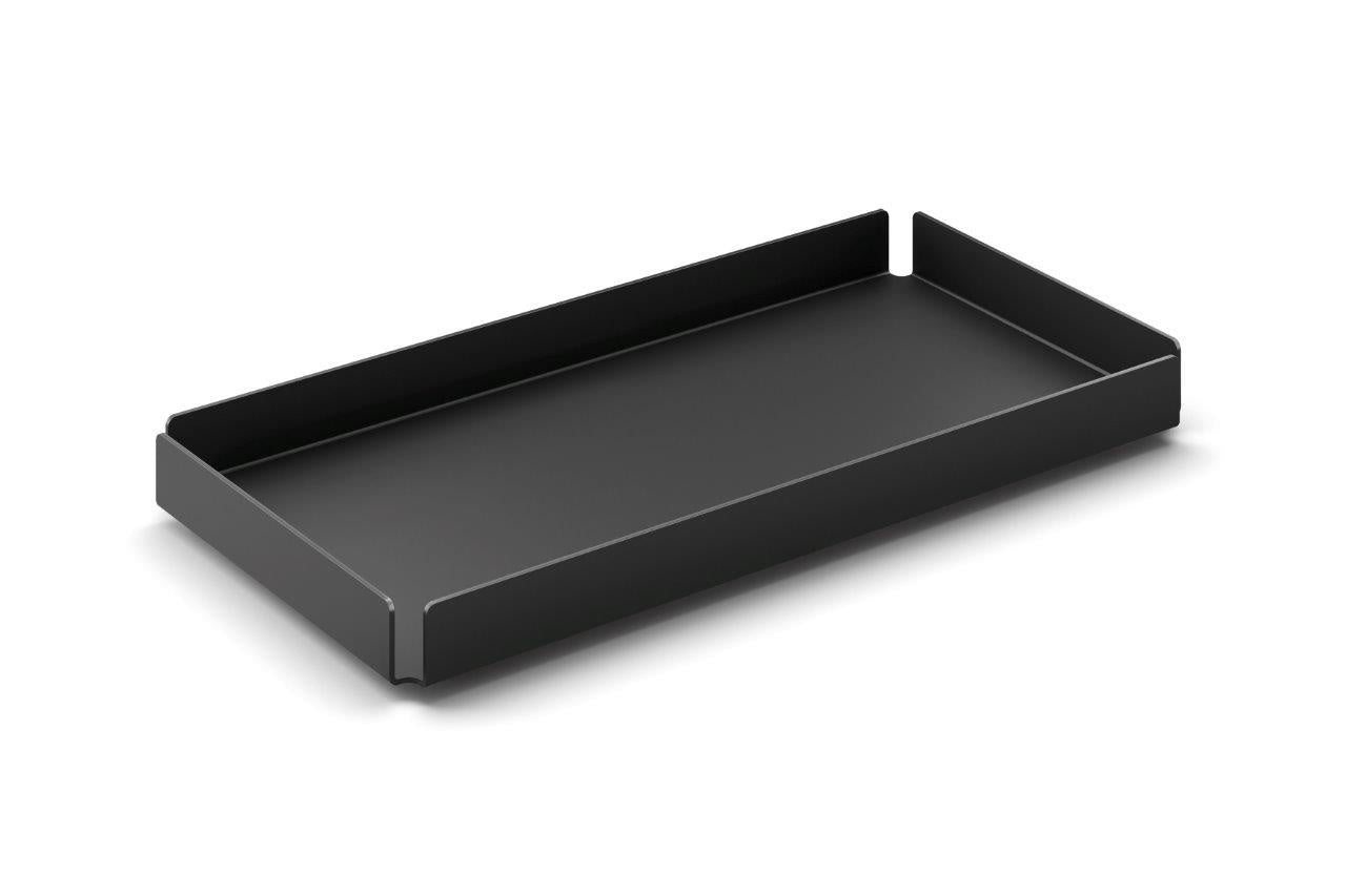 Potes Tray   Zwart   Staal