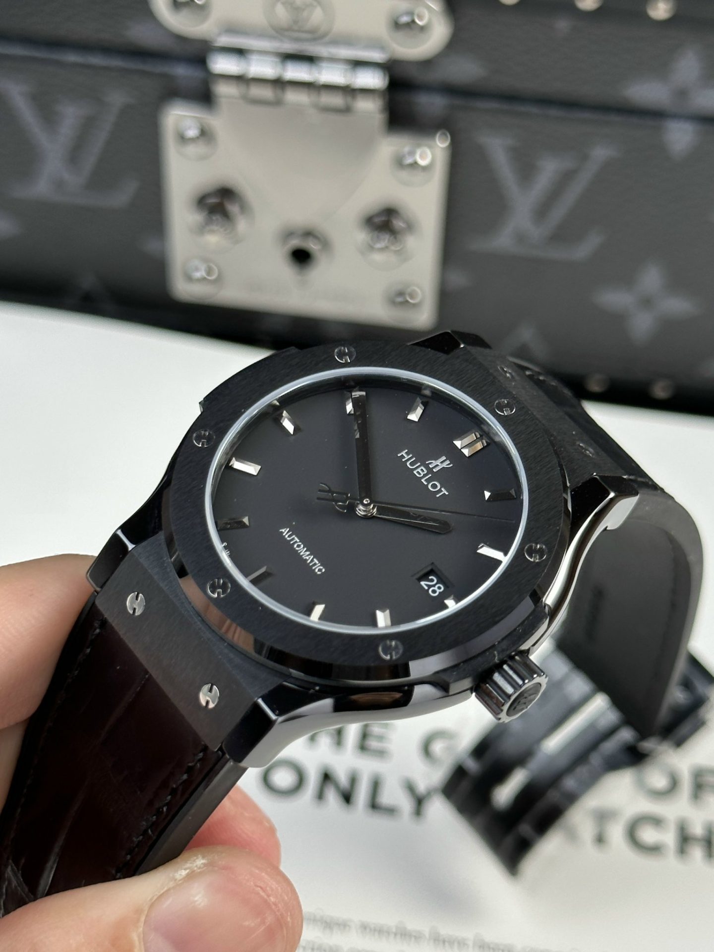 Hublot Classic Fusion Replica Watch Ceramic Refined Black 42mm - Top club