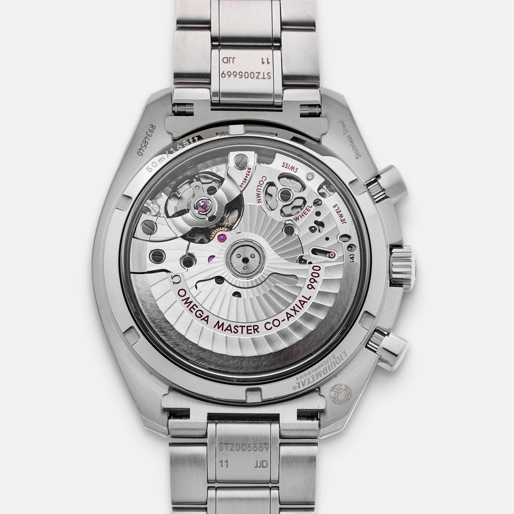 Speedmaster Racing Co-Axial Master Chronometer Chronograph 44.25mm Black Dial With White Accents On Bracelet(1:1 replica) - Top club