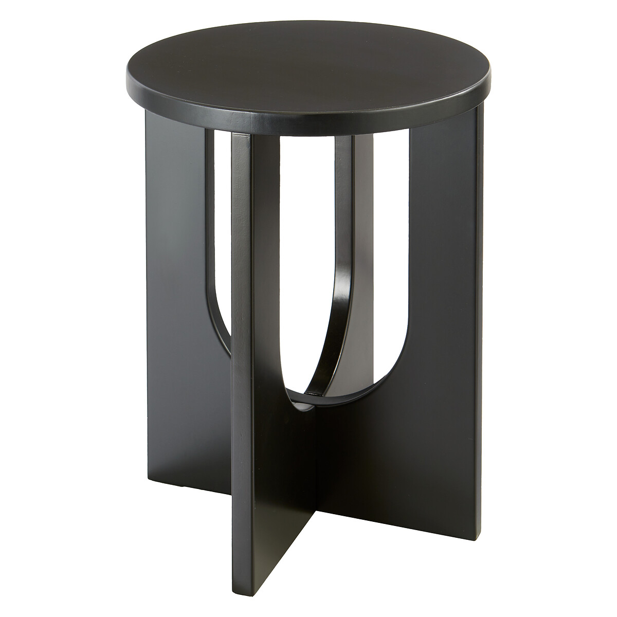 Side table "Bloom" Black, 50.5x40x40 cm