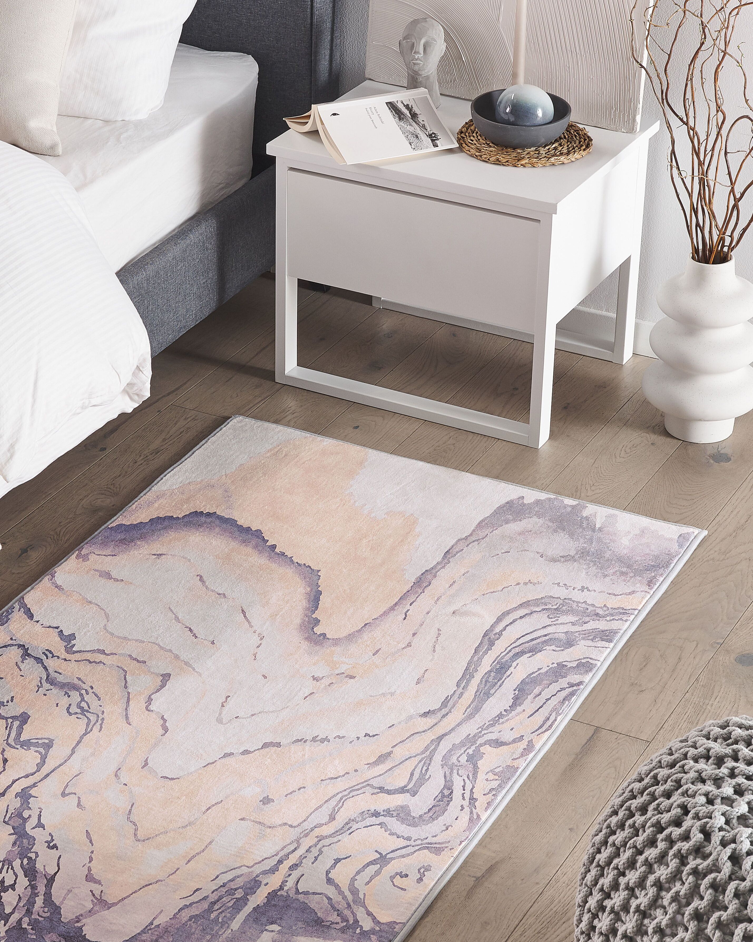 Rug GEBZE Grey 80 x 150 cm