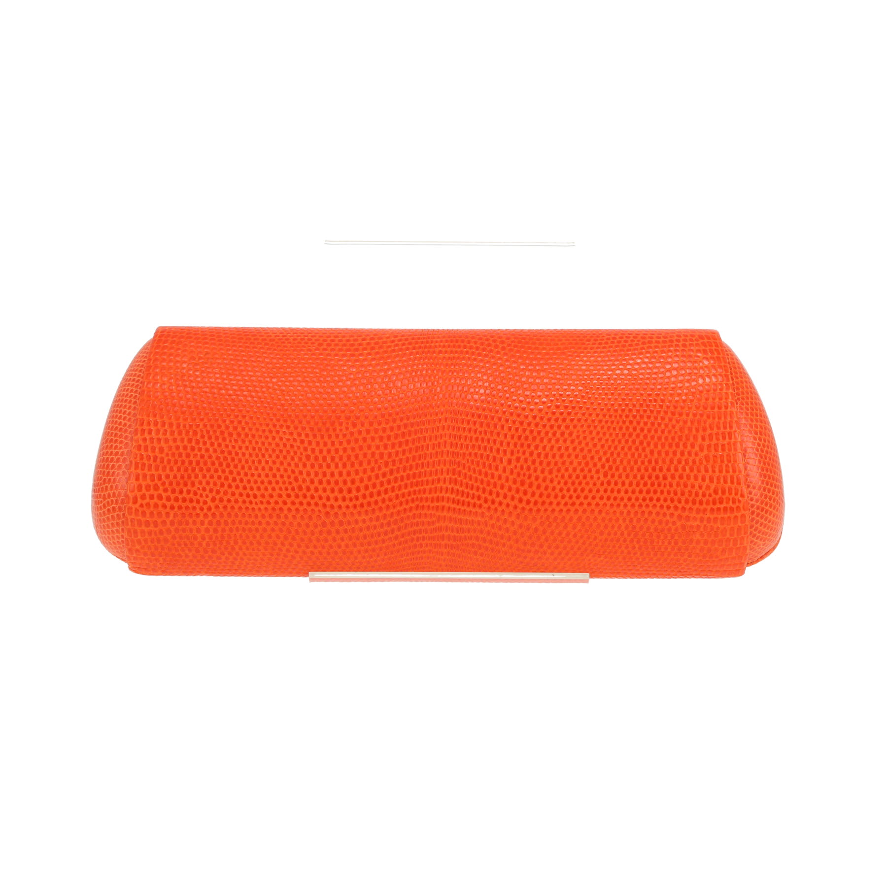 Dior pouch in orange lizzard1:1High-quality replica