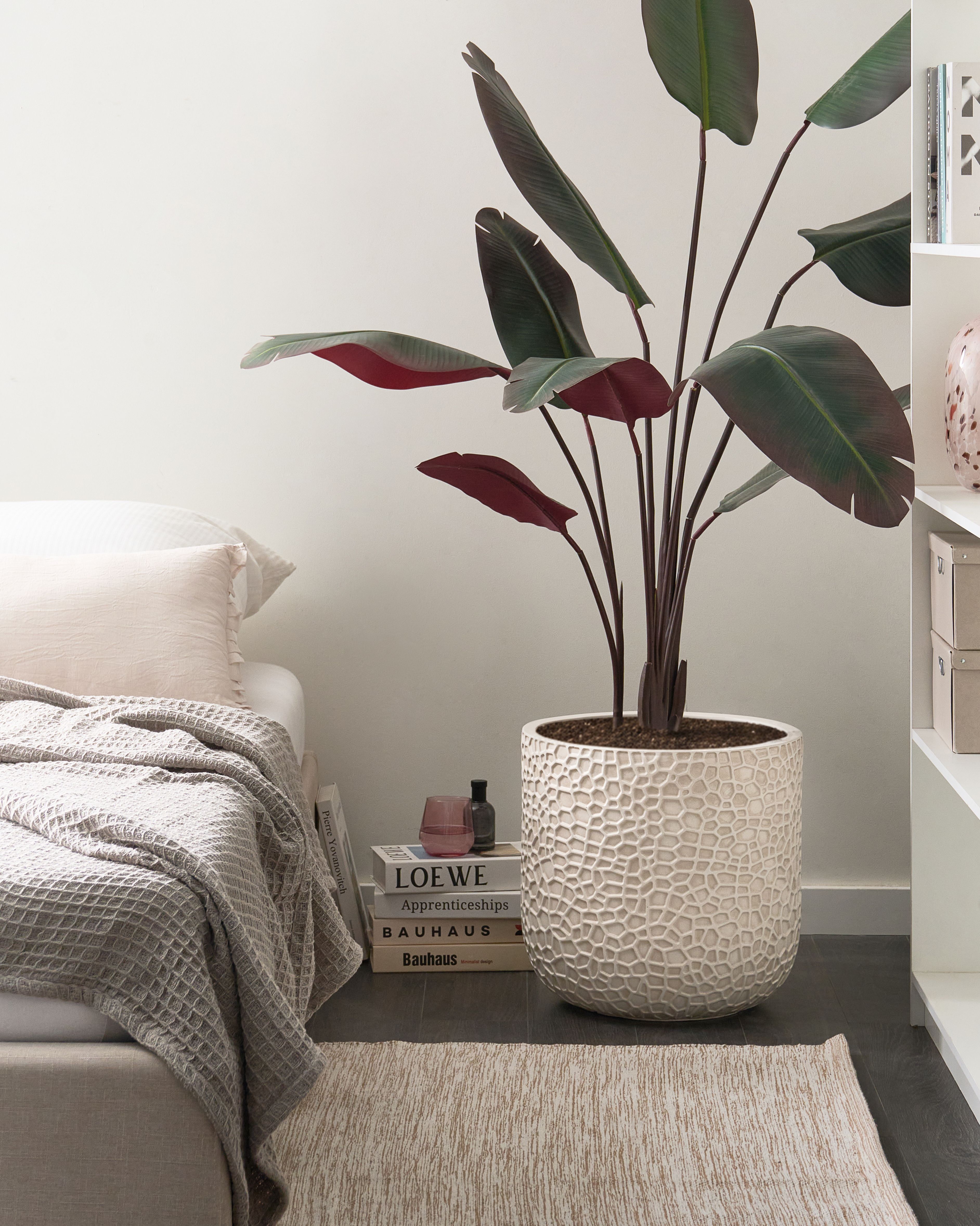 Plant Pot YUHUA 43 cm Light Beige