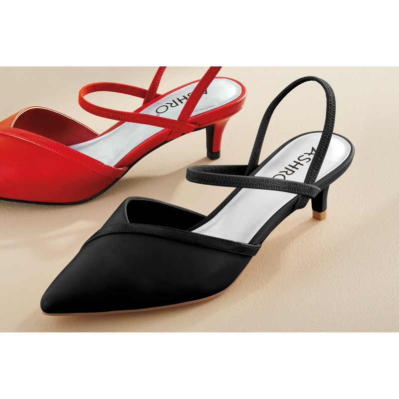 Halter-Strap Kitten Heel - MIDNIGHT VELVET CATALOG