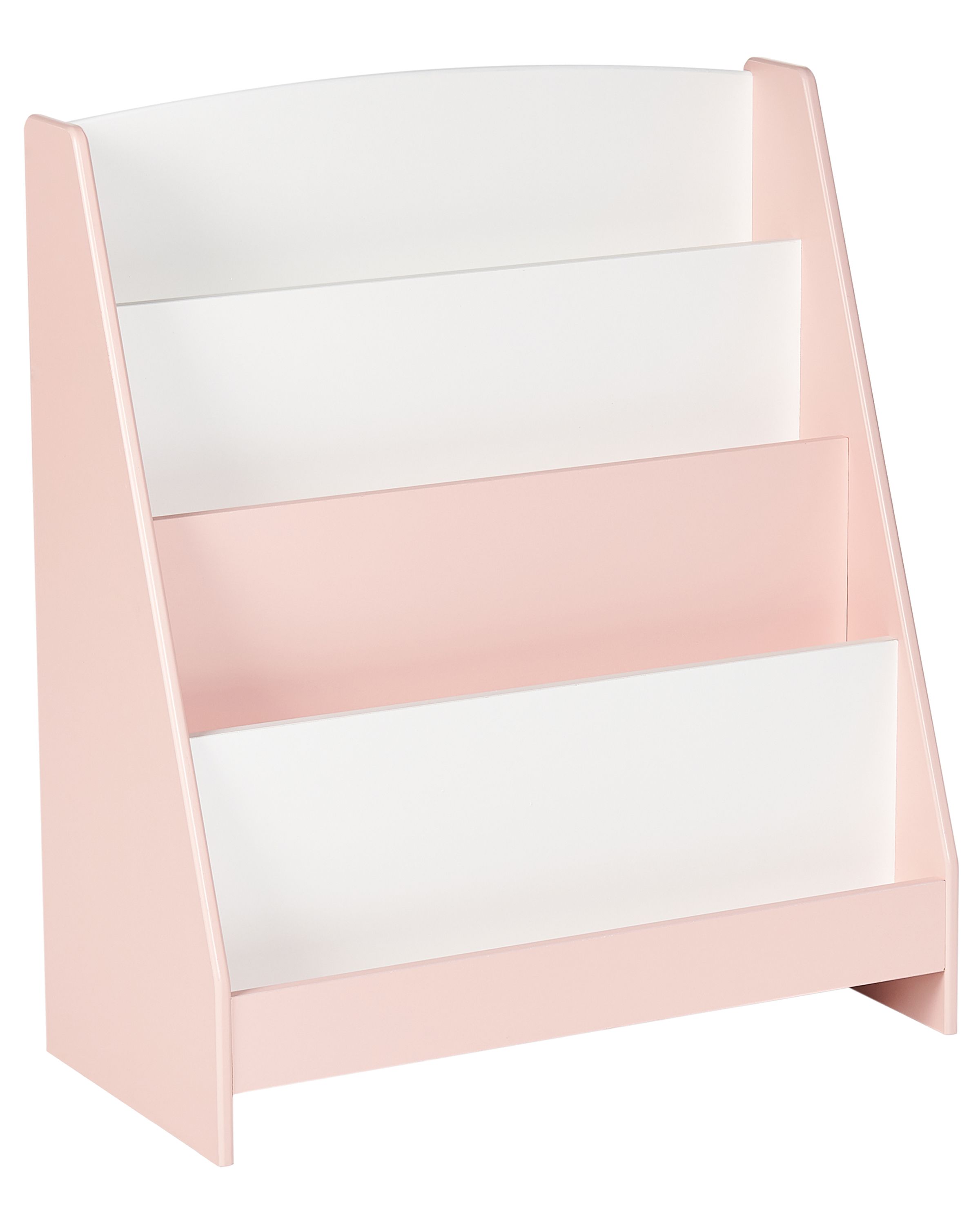 4 Tier Bookcase LILOET 70 cm Pastel Pink