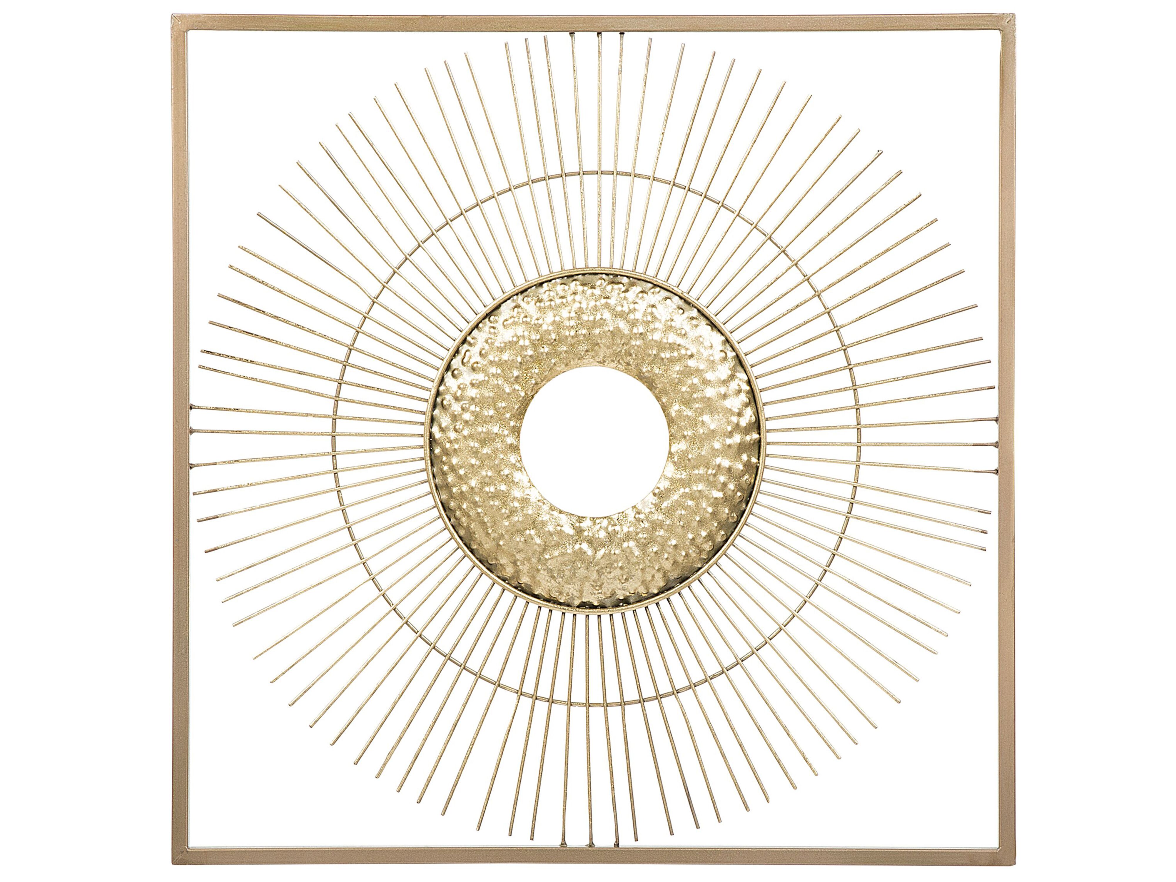 Wall Decor MERCURY Metal 50 cm Gold
