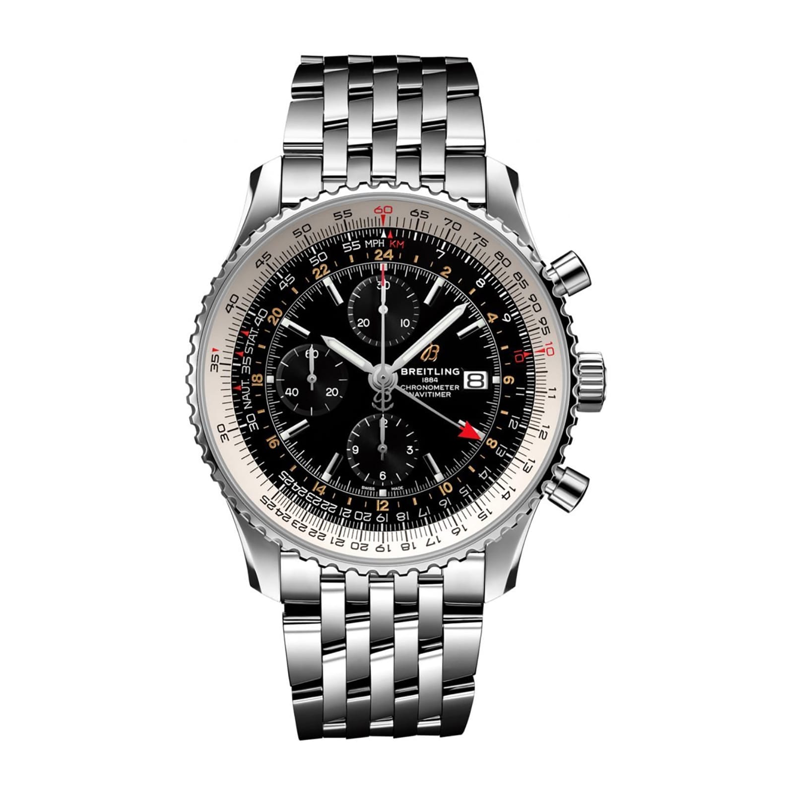Fake Breitling Replica Watches NAVItimer Chronograph Gmt 46(1:1 replica) - Elite Watch Atelier