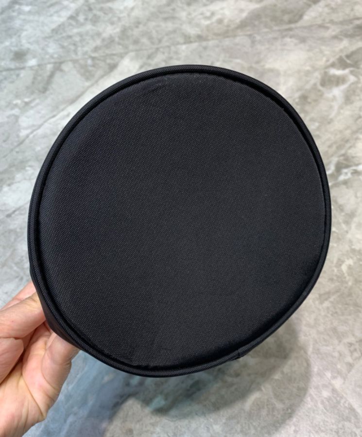 Balenciaga Wheel XS Drawstring Bucket Black - Replicaclubs